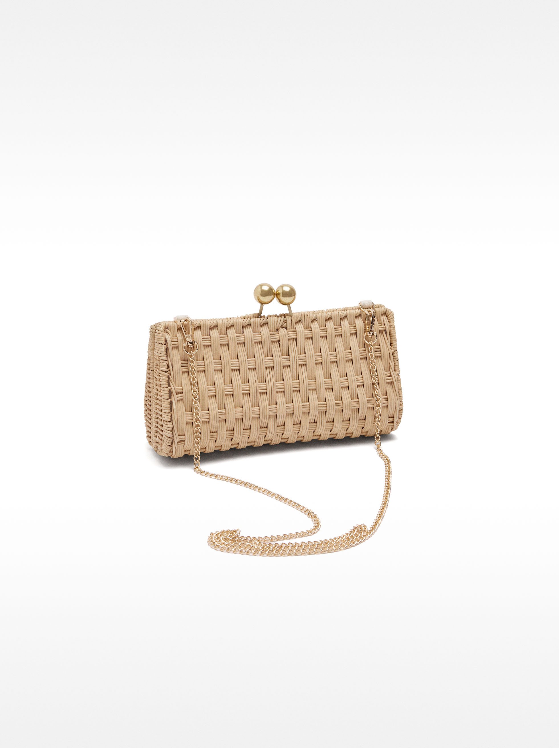Geflochtene Rattan-Partytasche image number 3.0