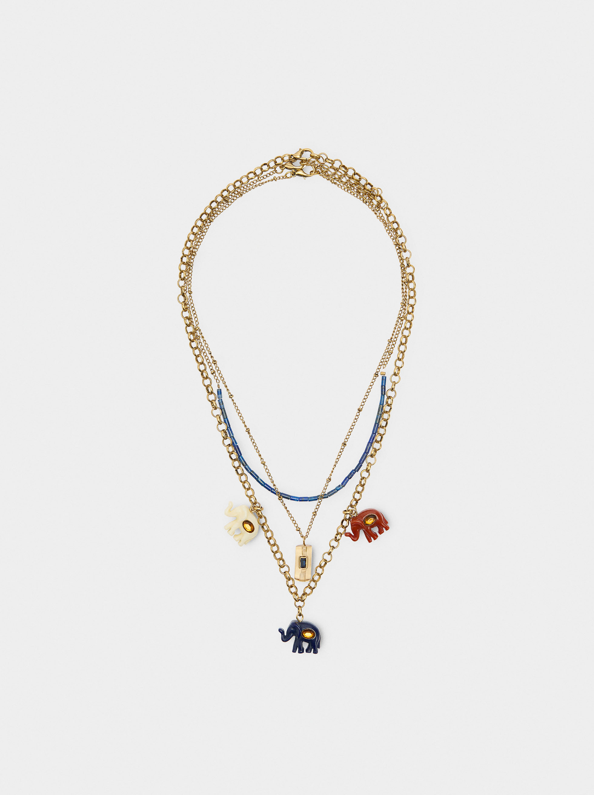 Set de colliers avec des éléphants image number 0.0