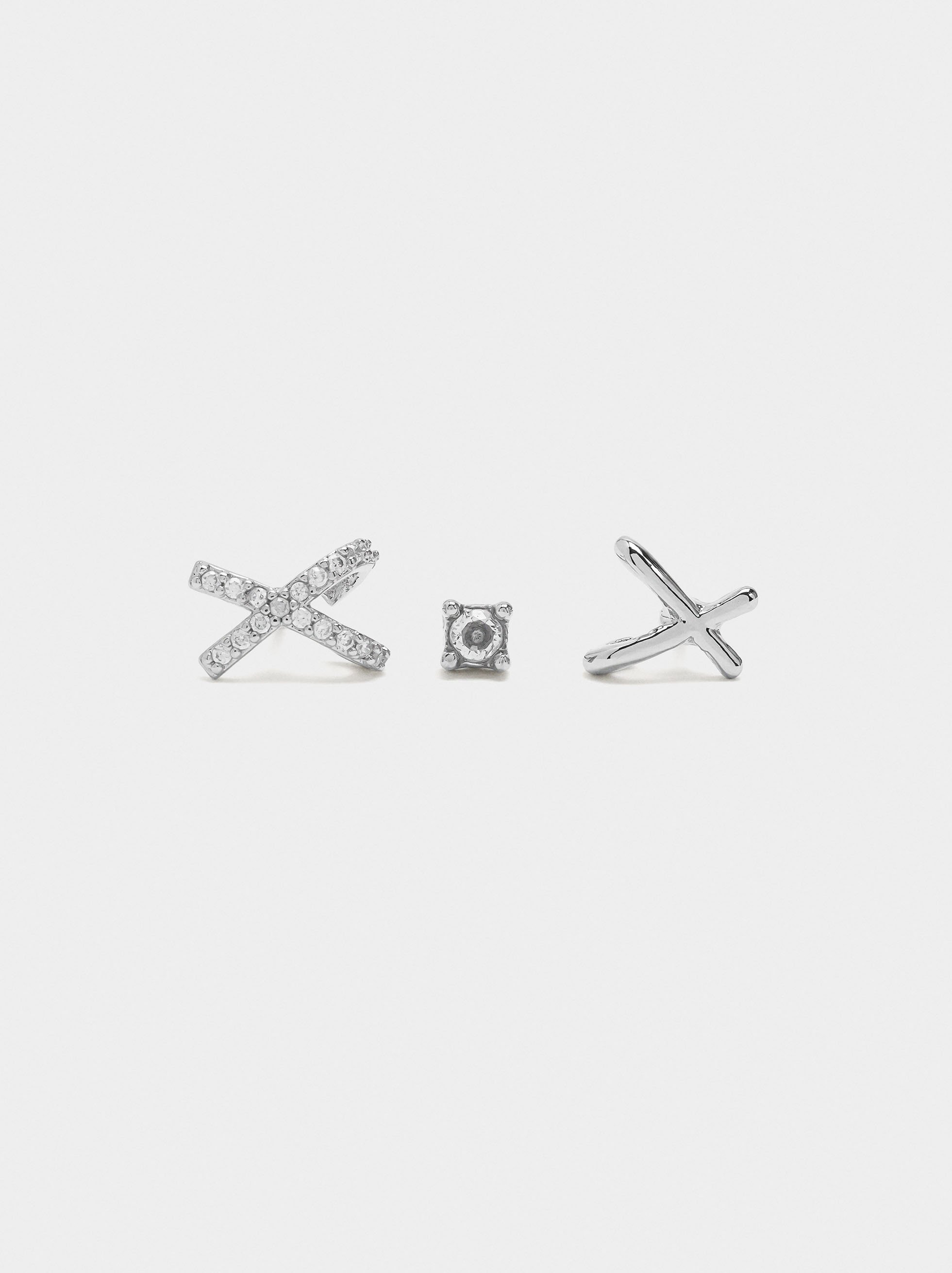 Zirconia earring set image number 1.0