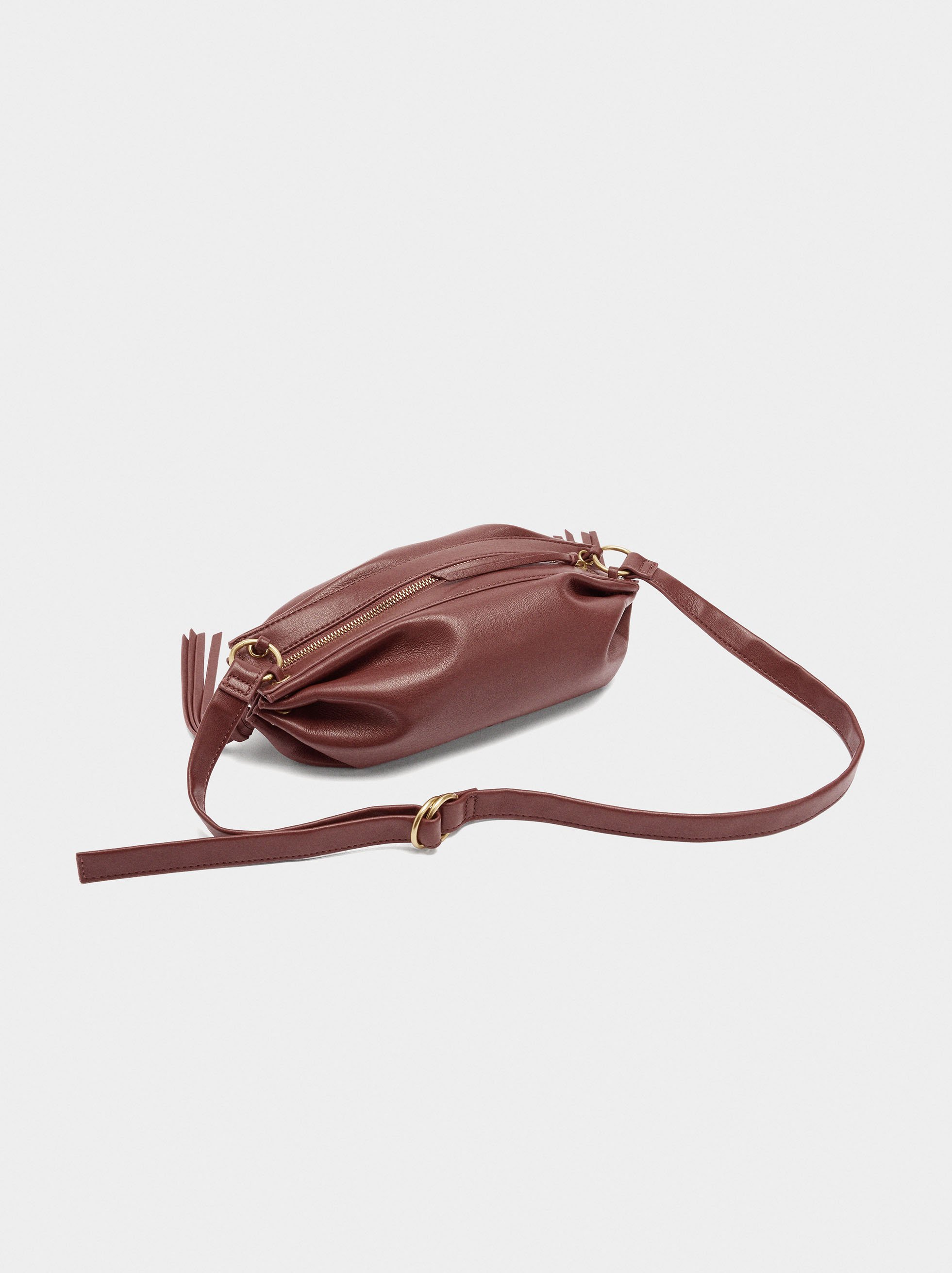 Crossbody bag with gathers image number 2.0