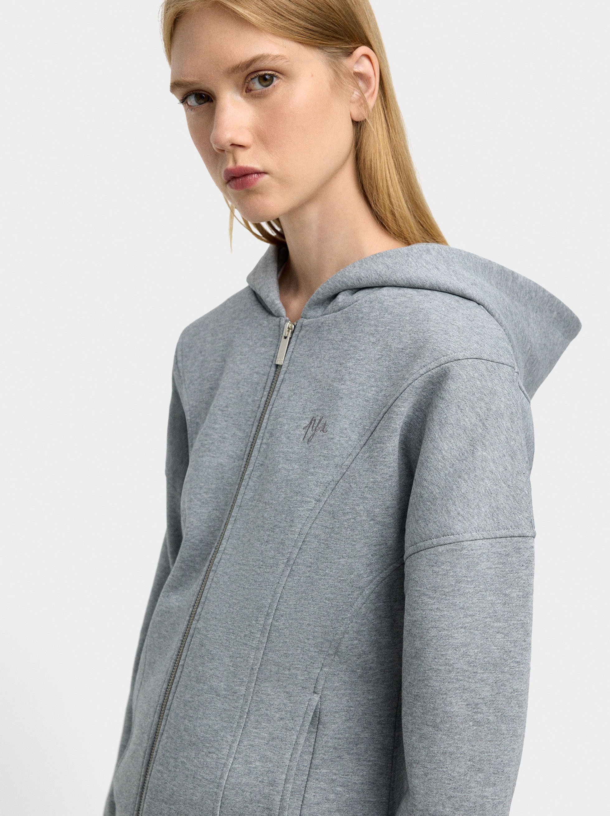 Cotton hooded sweatshirt image number 1.0