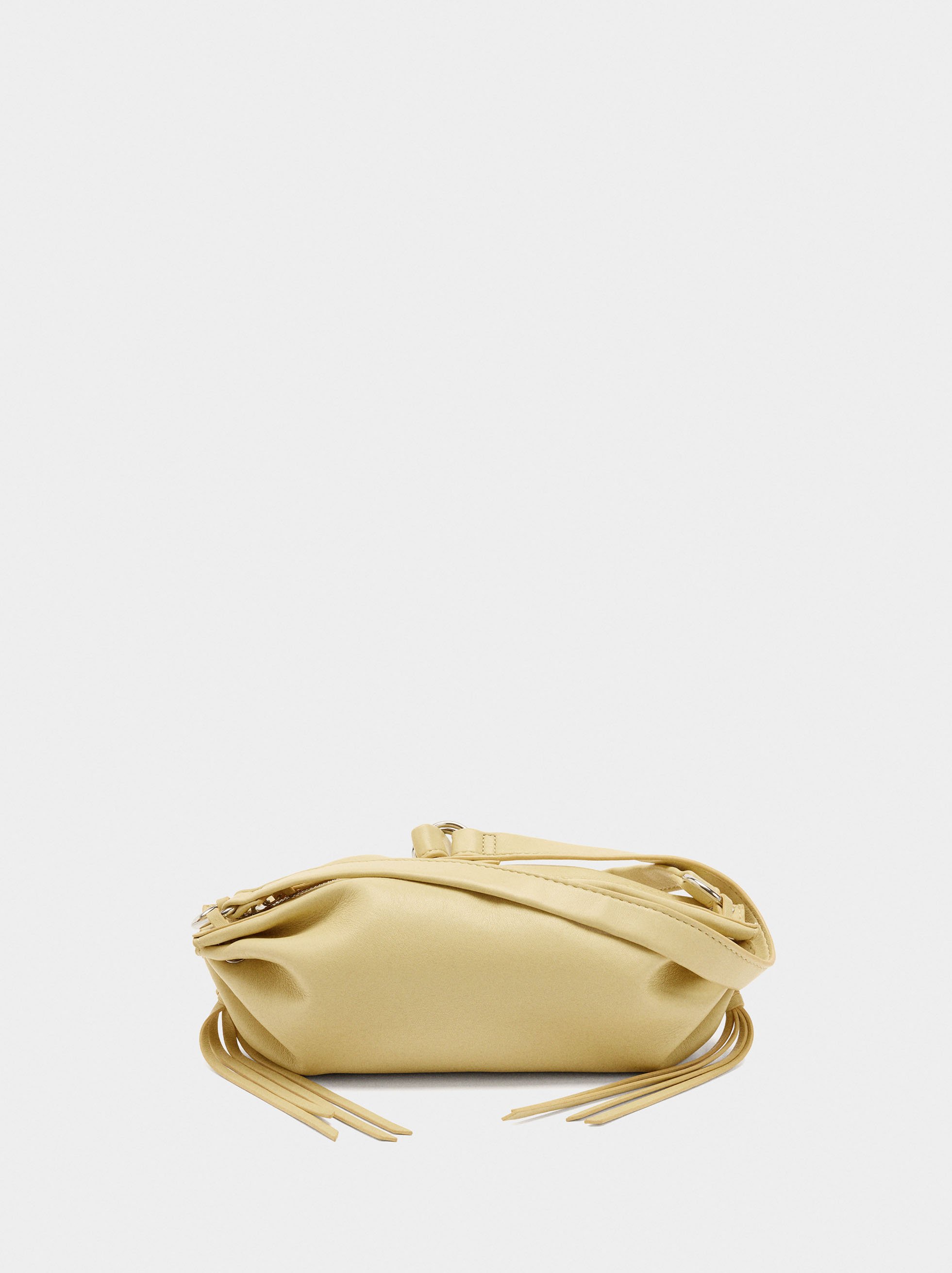 Crossbody bag with gathers image number 0.0