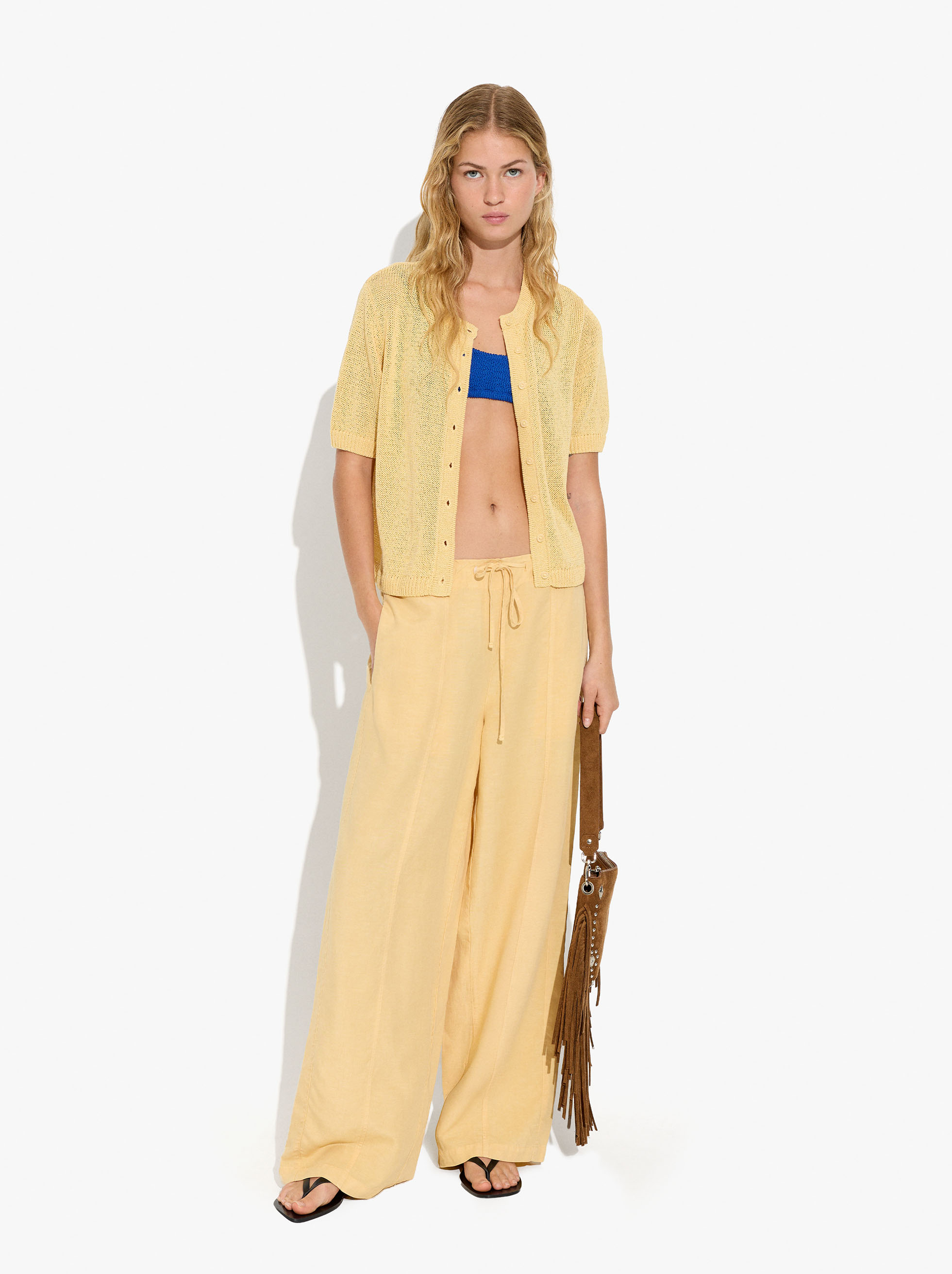 Strick-Kurzarm-Cardigan image number 0.0