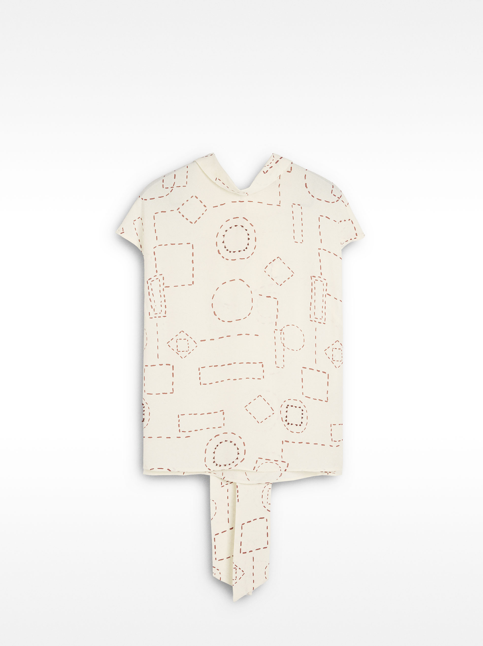 Scarf print top image number 5.0