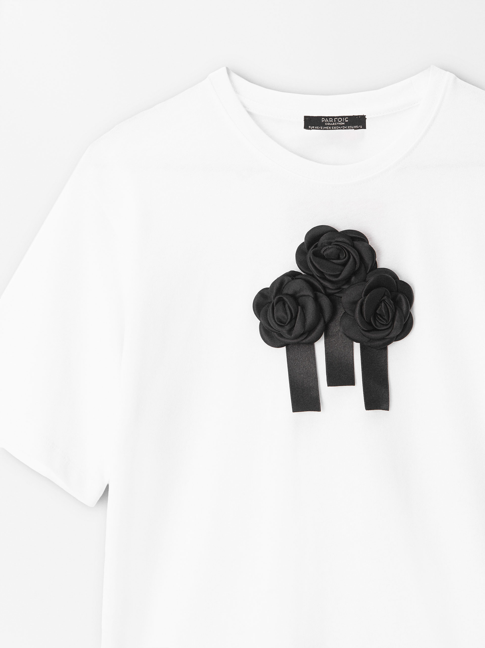 Online Exclusive - T-Shirt 100% Coton Fleurs image number 3.0