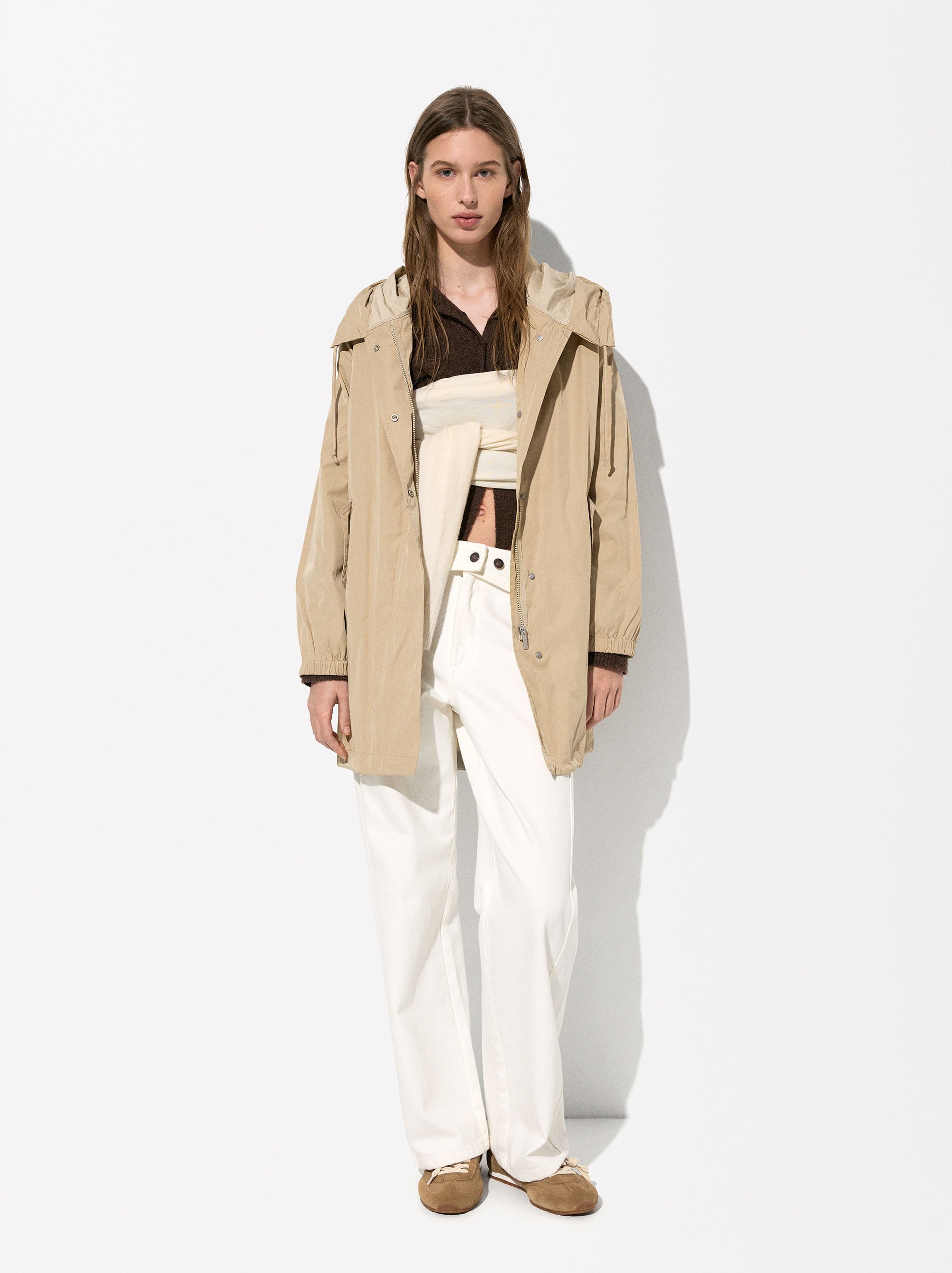 High-neck parka image number 0.0
