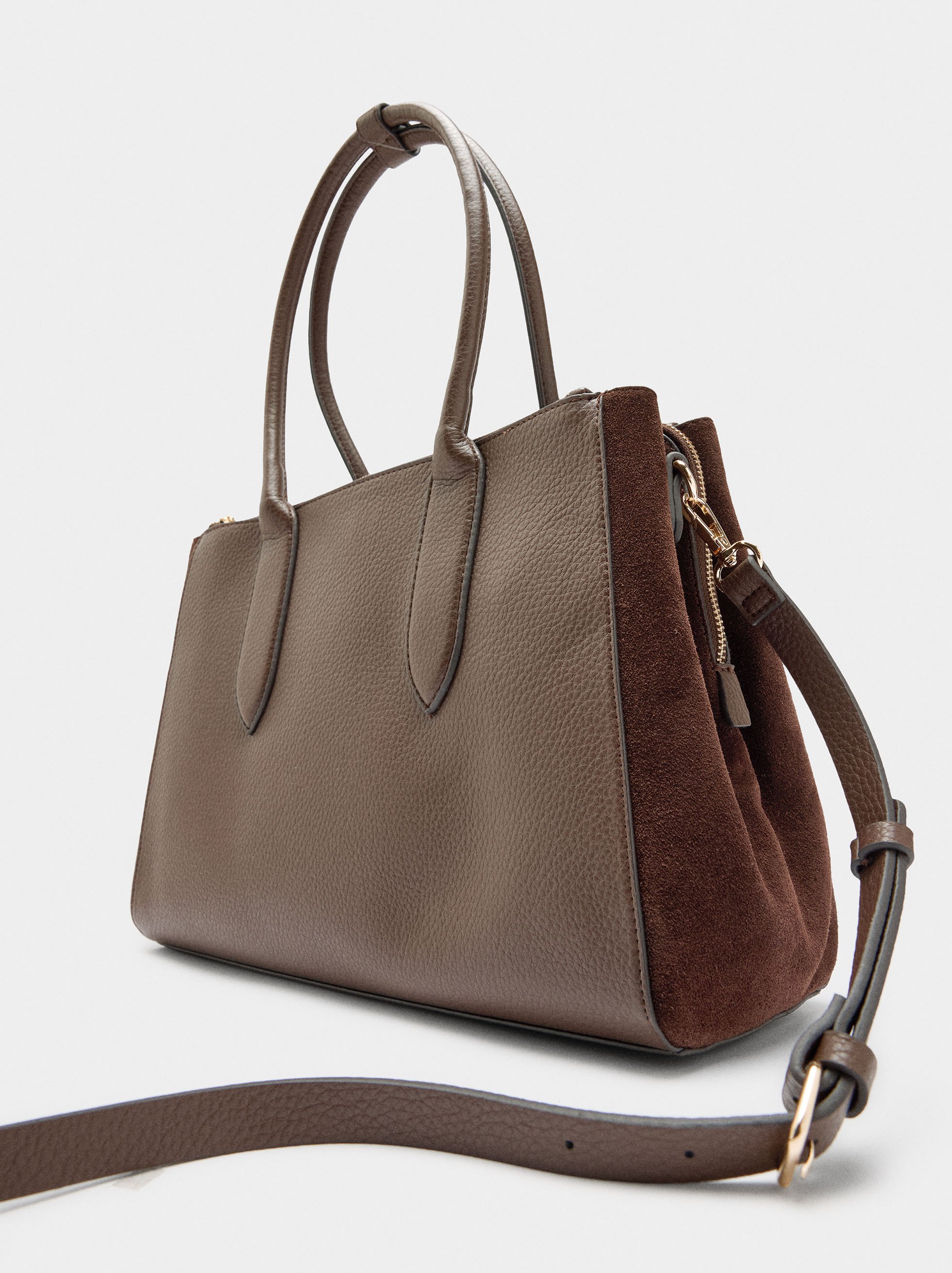 Bag for 13" laptop with leather details image number 6.0