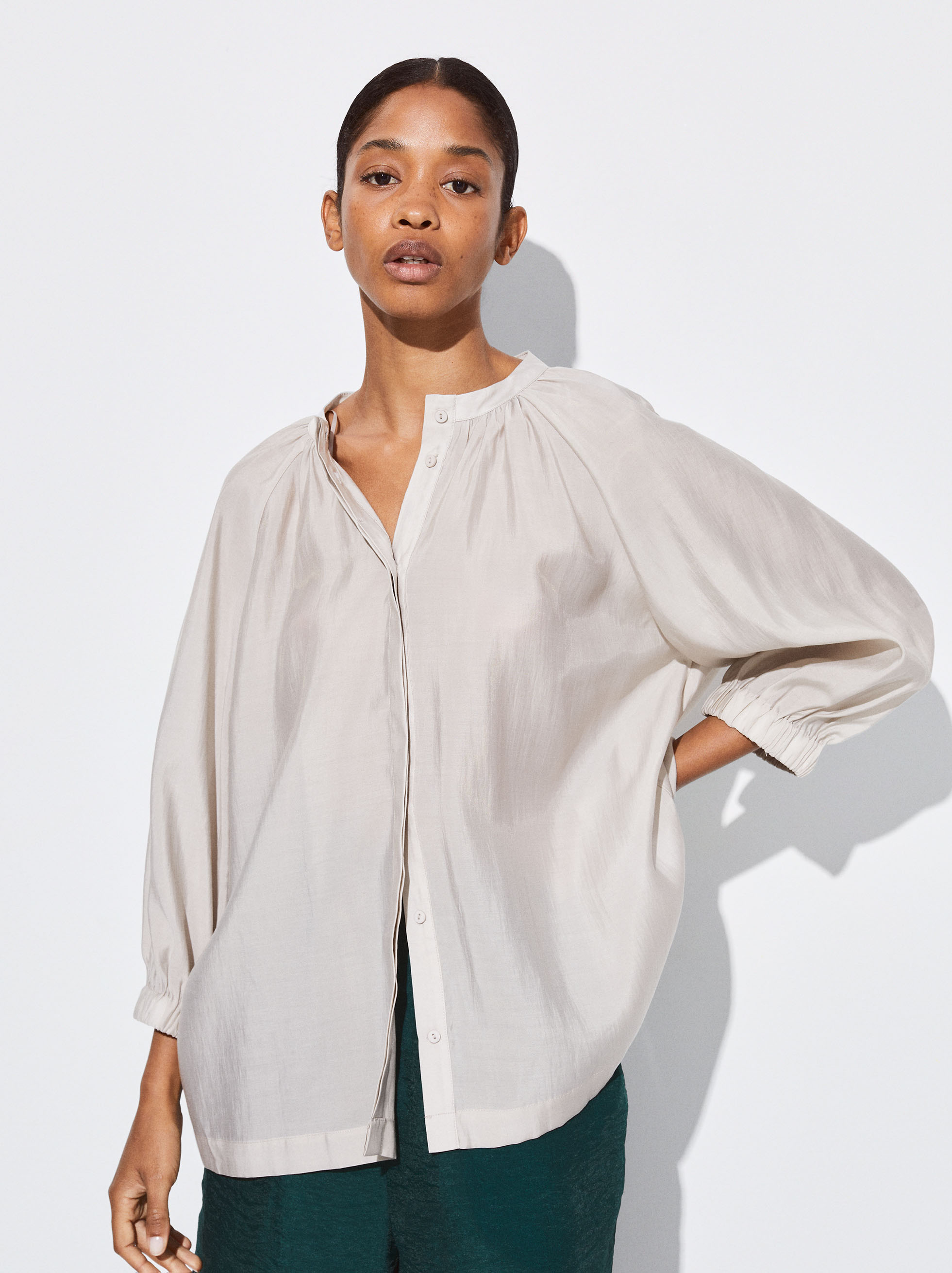 Camisa Algo Lyocell Lavado