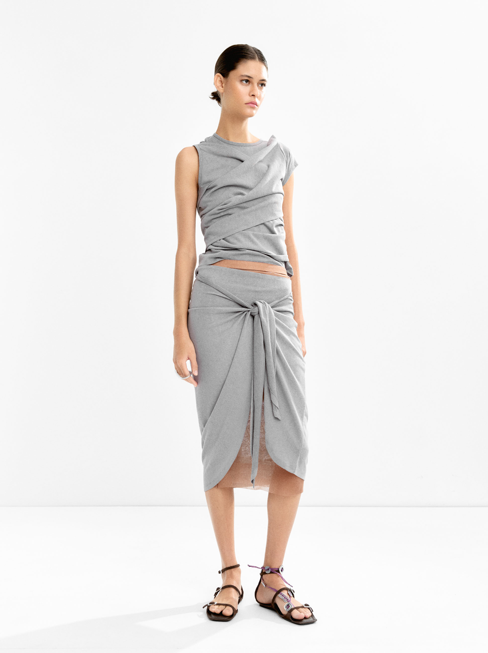Wrap cotton top image number 3.0