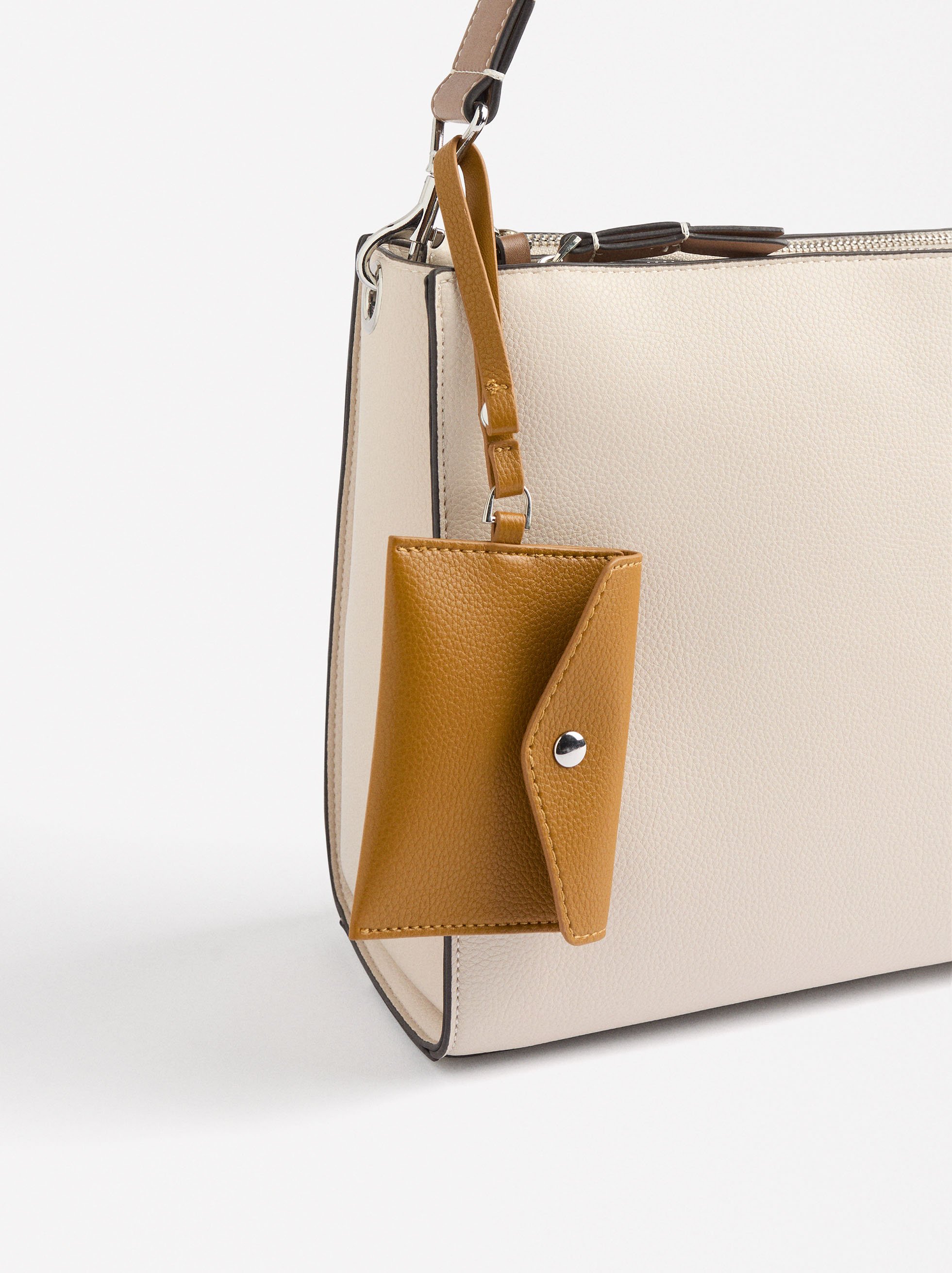 Shoulder bag with hanging image number 1.0