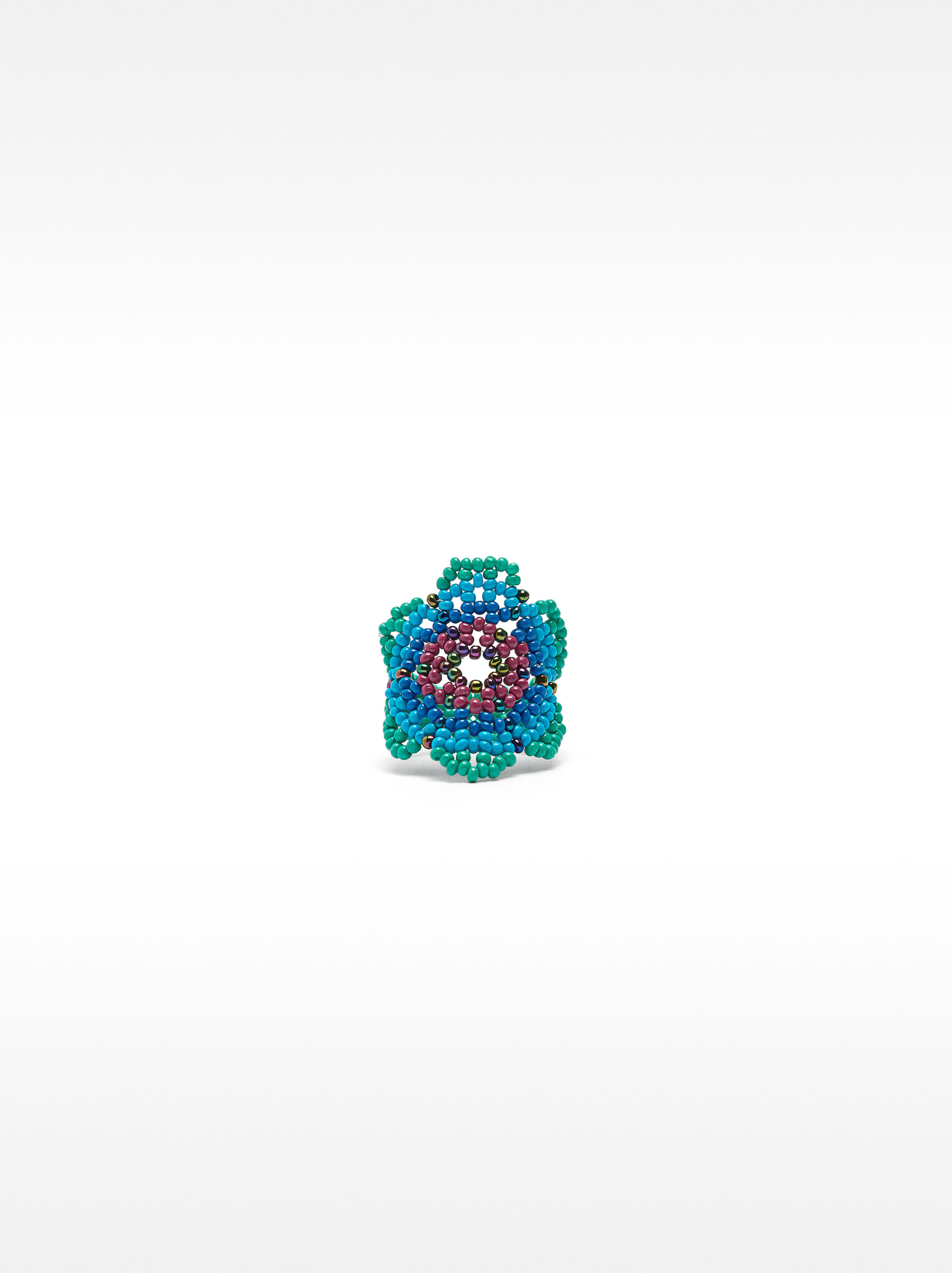 Flower bead ring - LIMITED EDITION image number 1.0