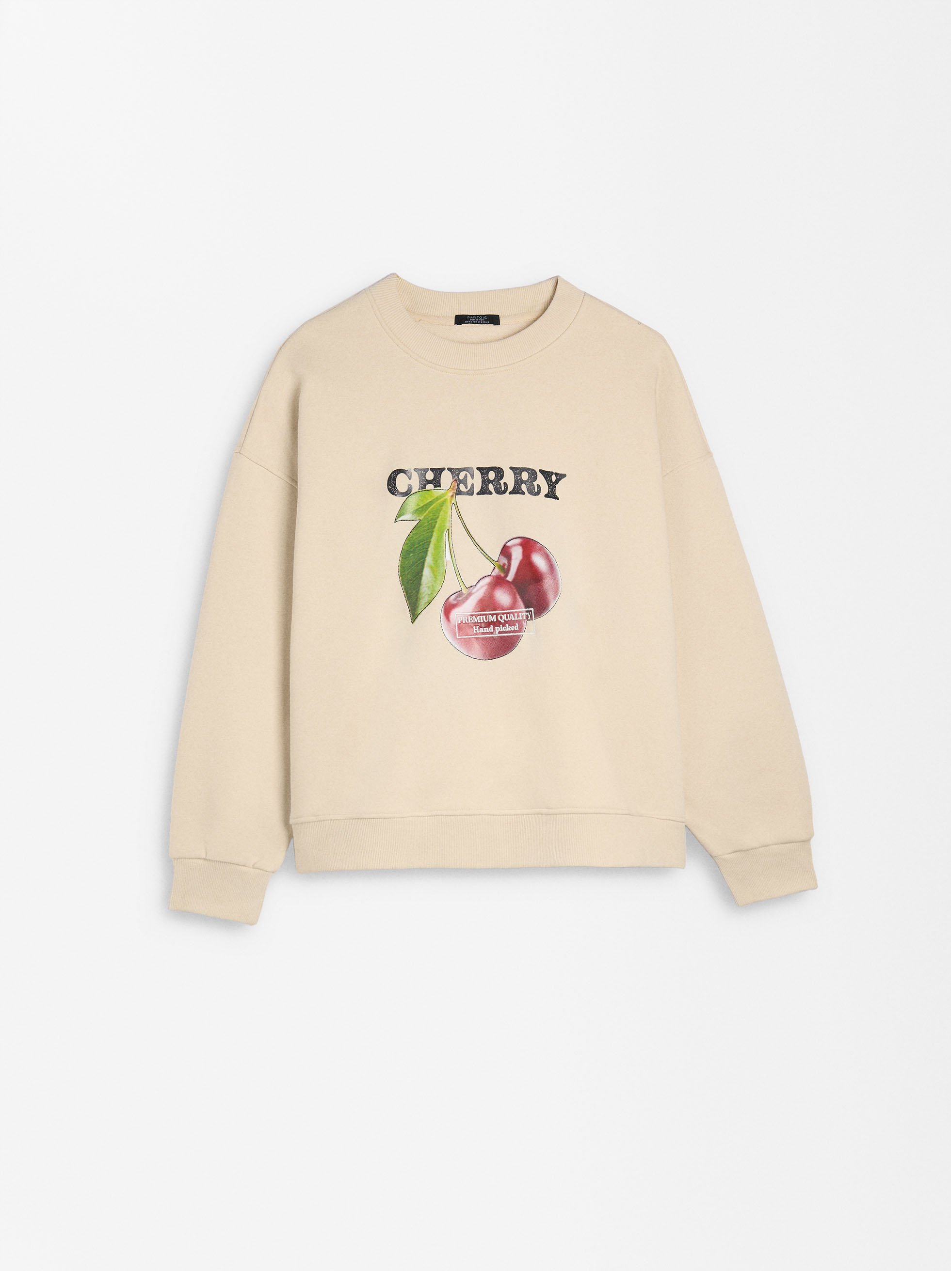 Cherry print sweatshirt