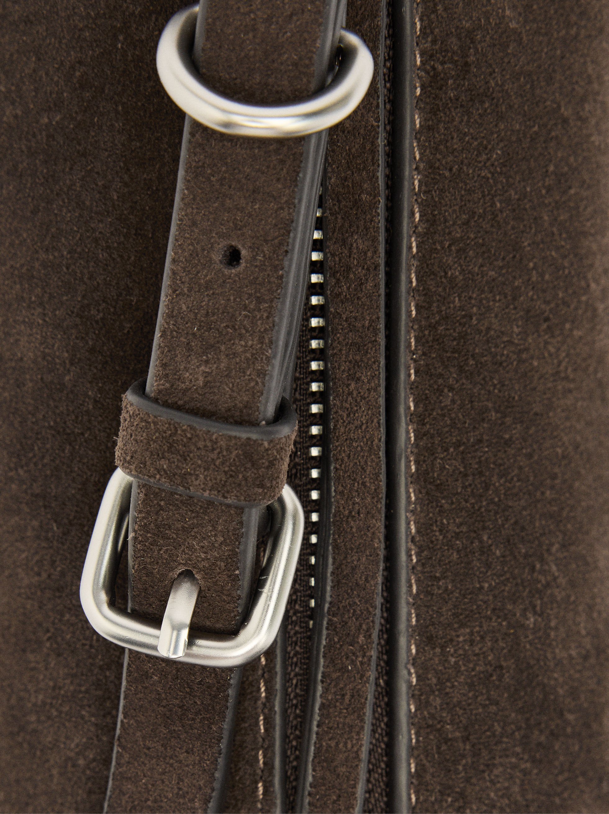 Leather shoulder bag image number 2.0