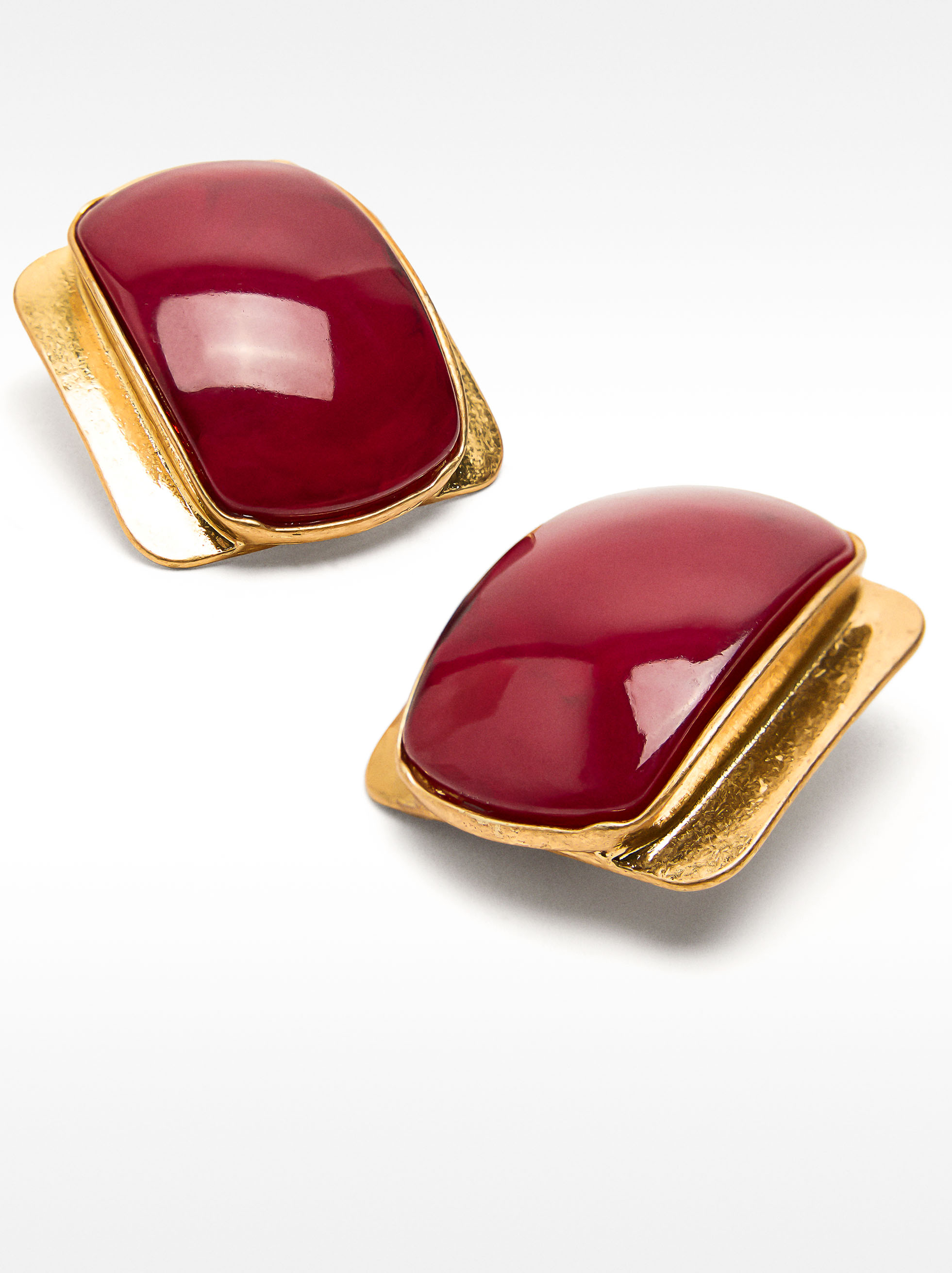 Maxi rectangular earrings image number 2.0