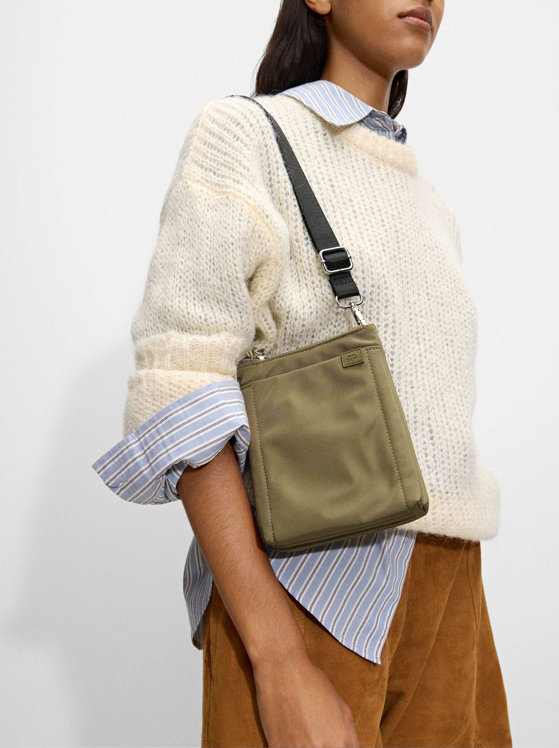 Sac bandoulière en nylon double image number 1.0