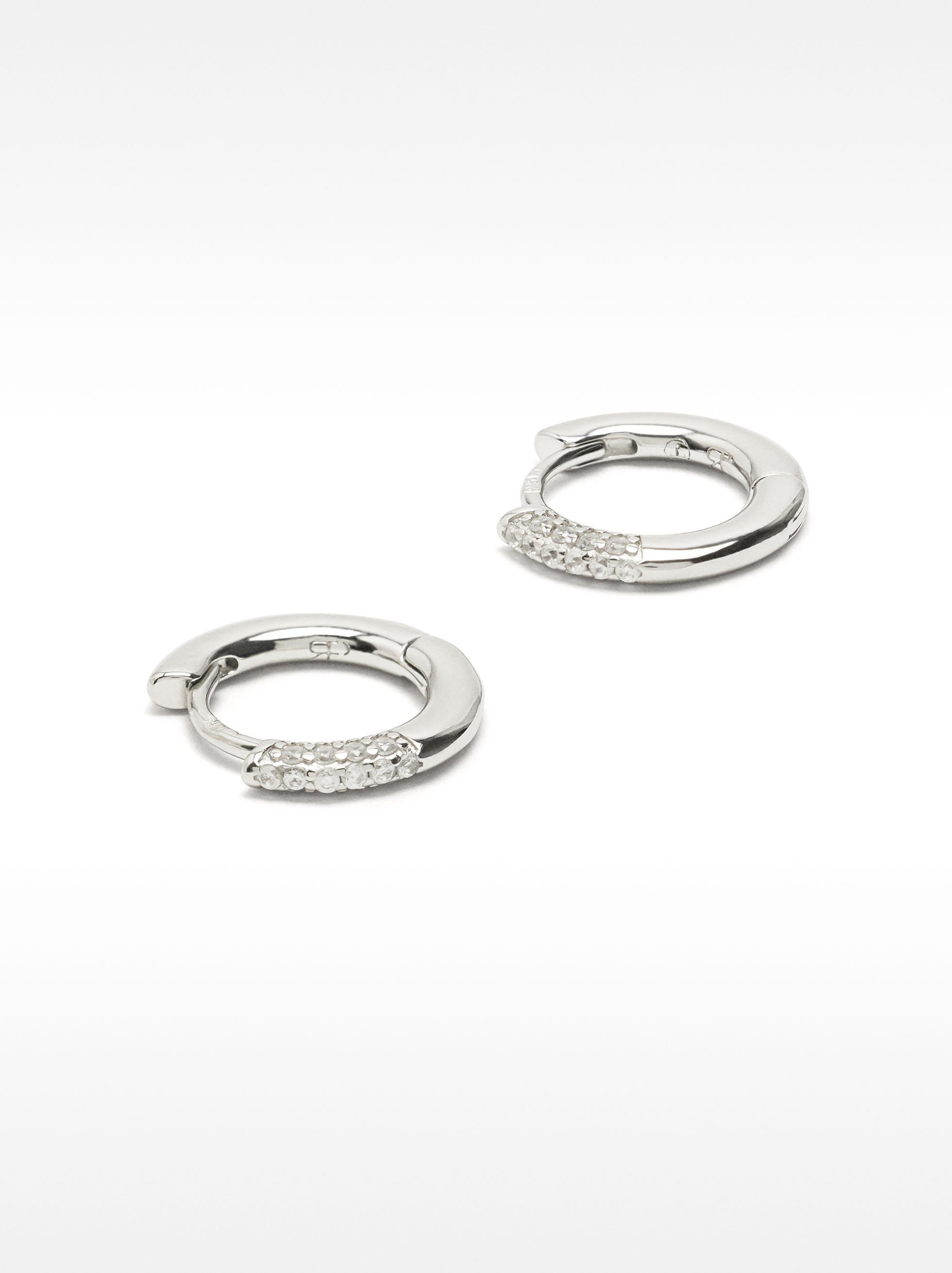 Cercei con zirconi – argento sterling 925 image number 2.0