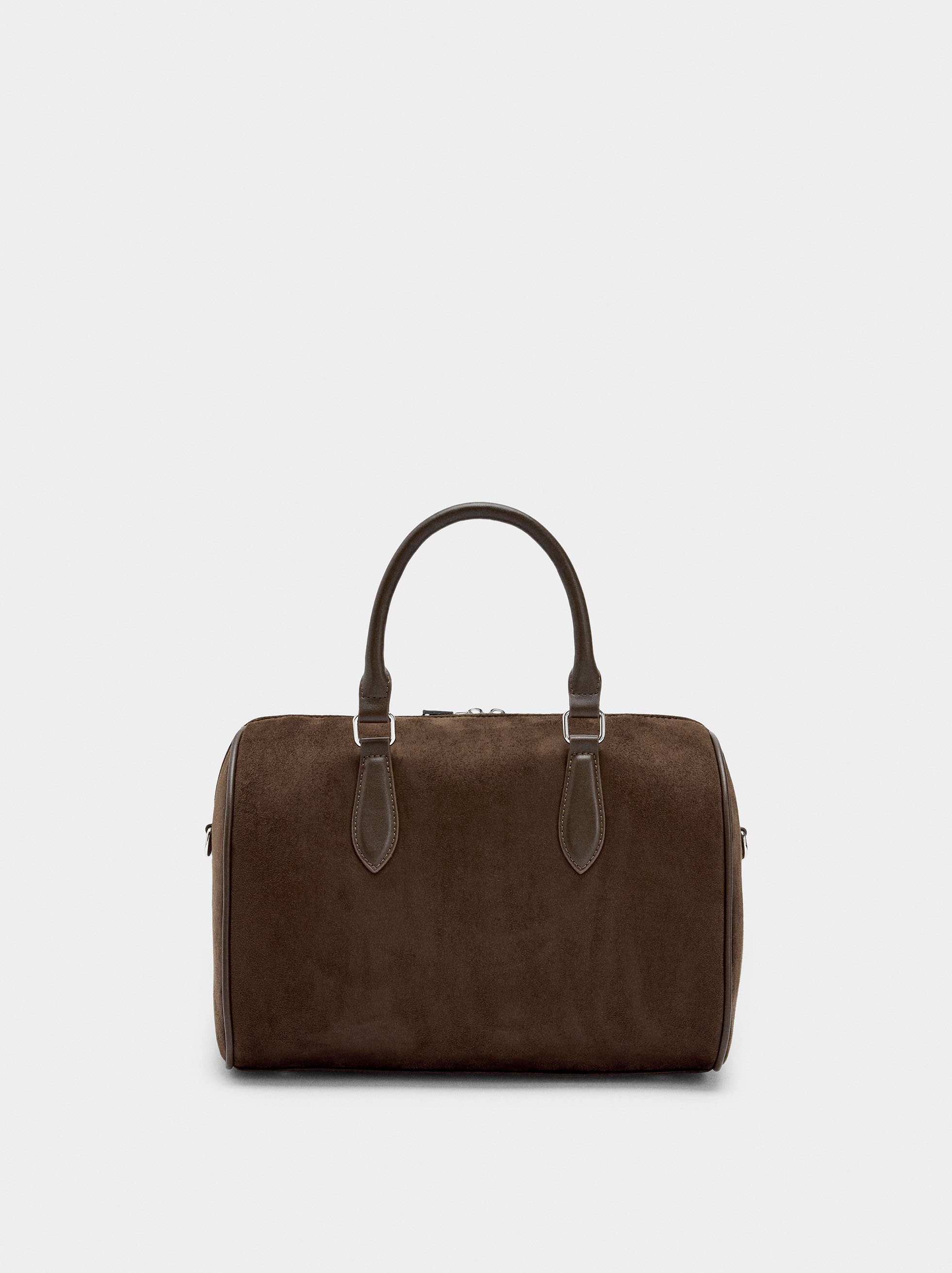 Leather-effect tote bag M image number 0.0
