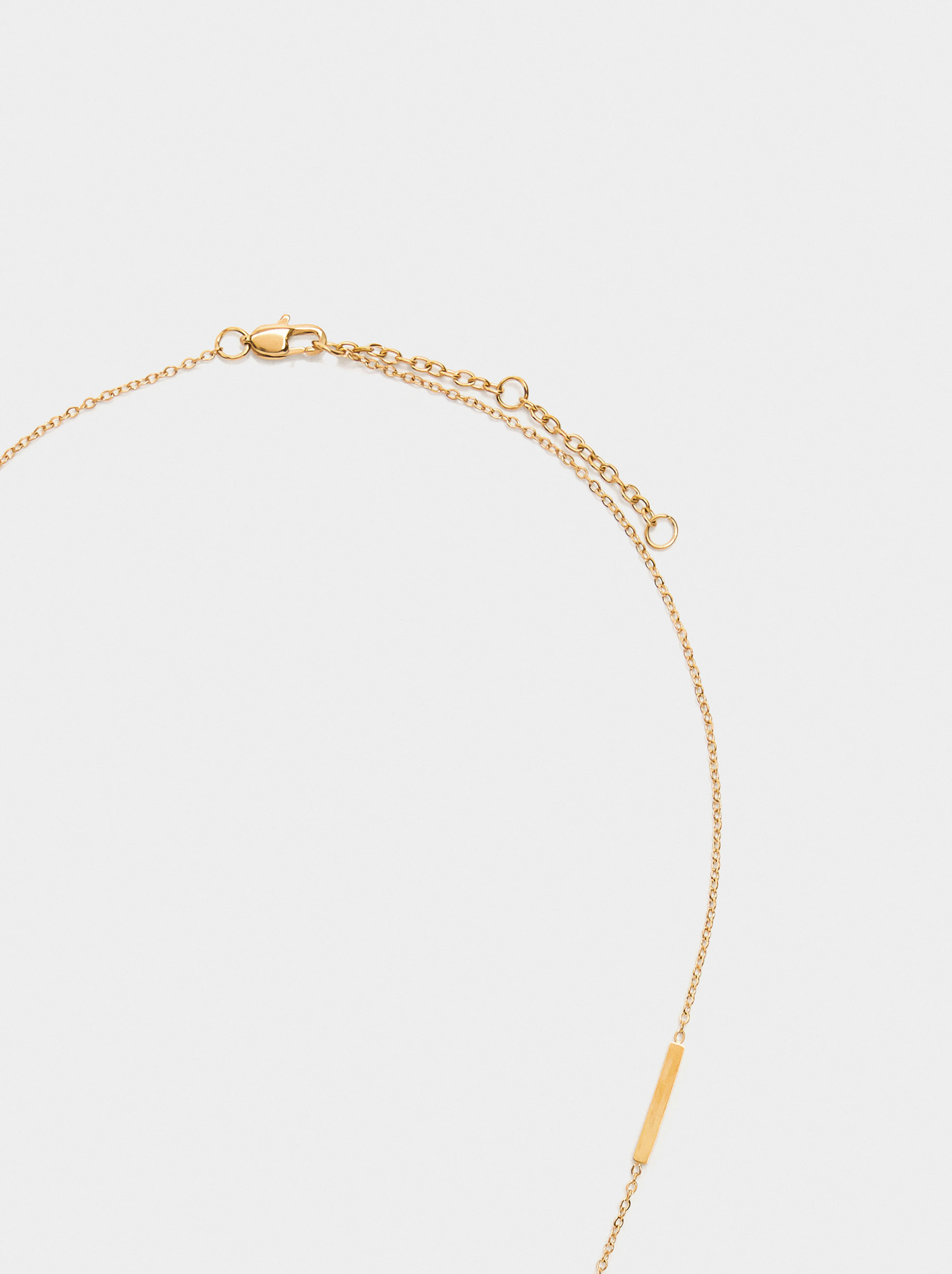 Collar con barras - acero inoxidable image number 3.0