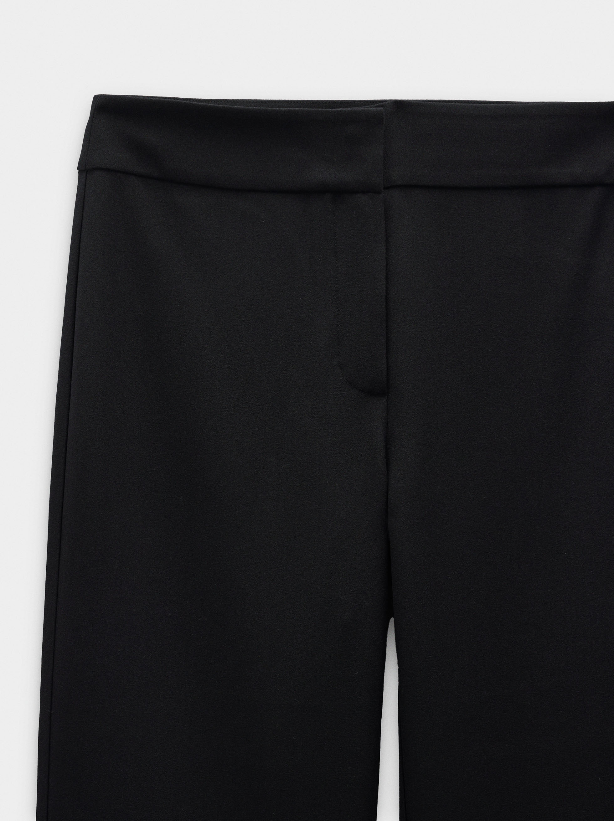 Straight trousers with mid-rise waist image number 5.0