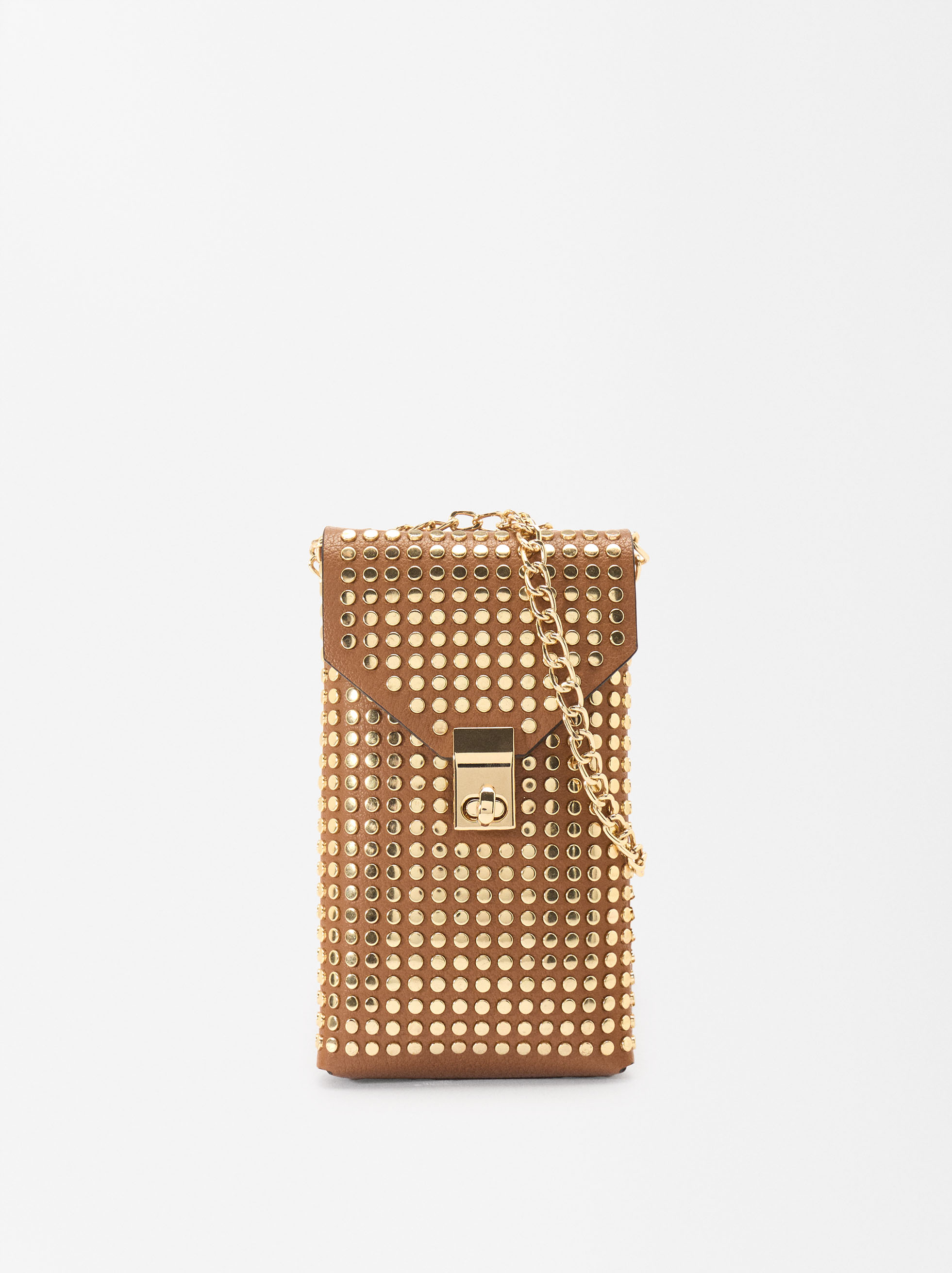 Studded phone pouch image number 0.0