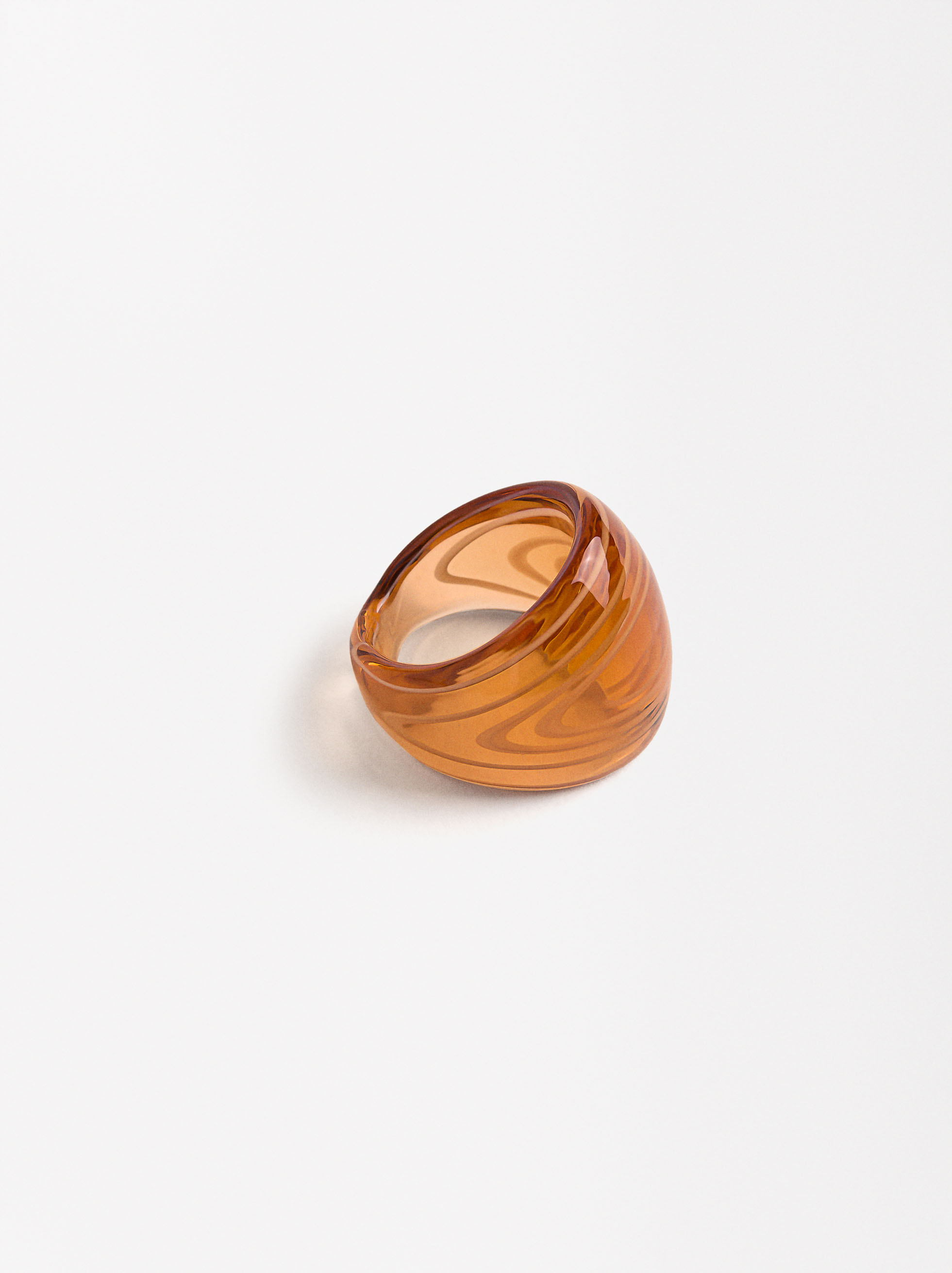 Rounded ring with crystal image number 2.0