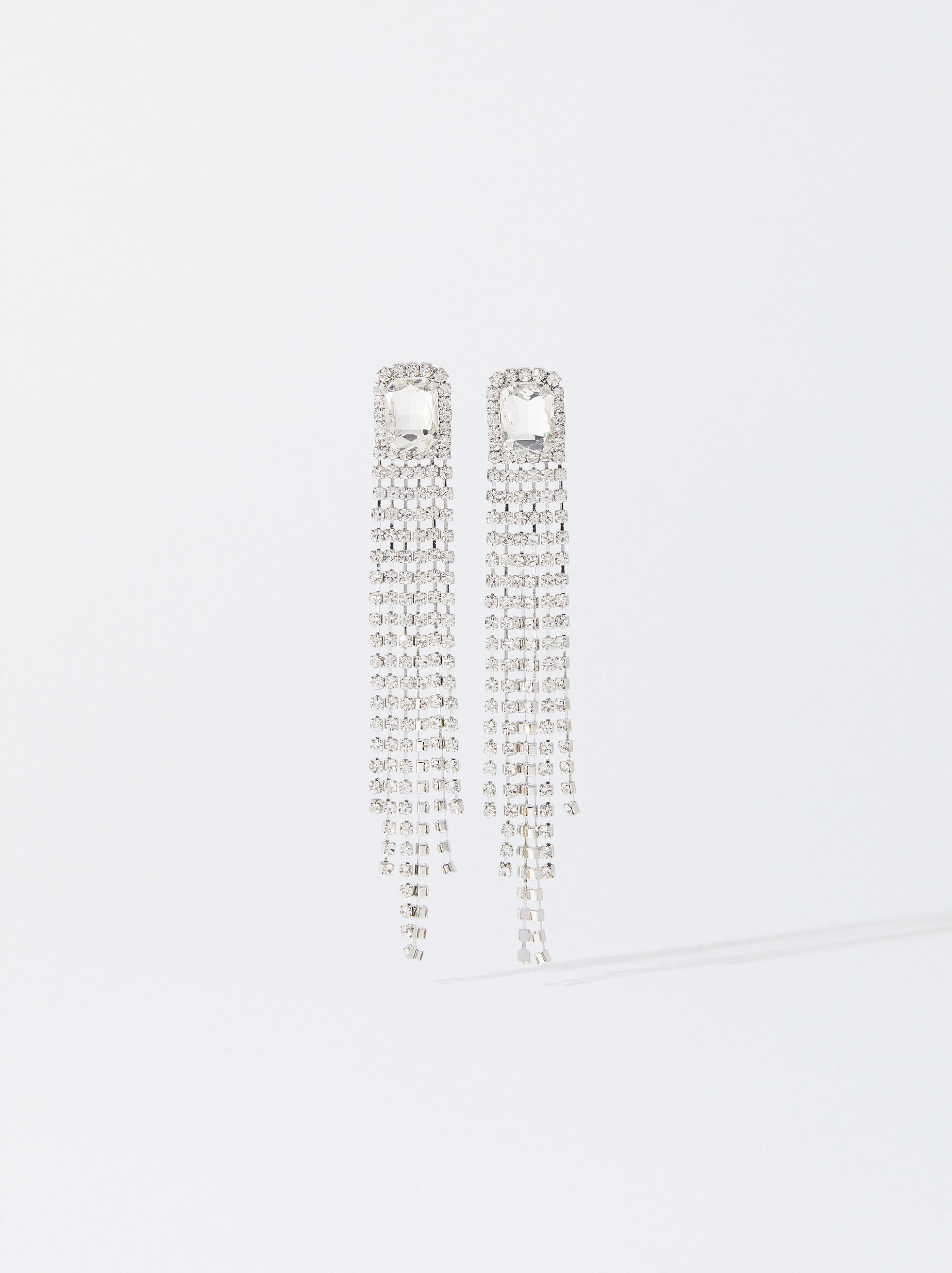 Long Earrings With Crystals image number 0.0