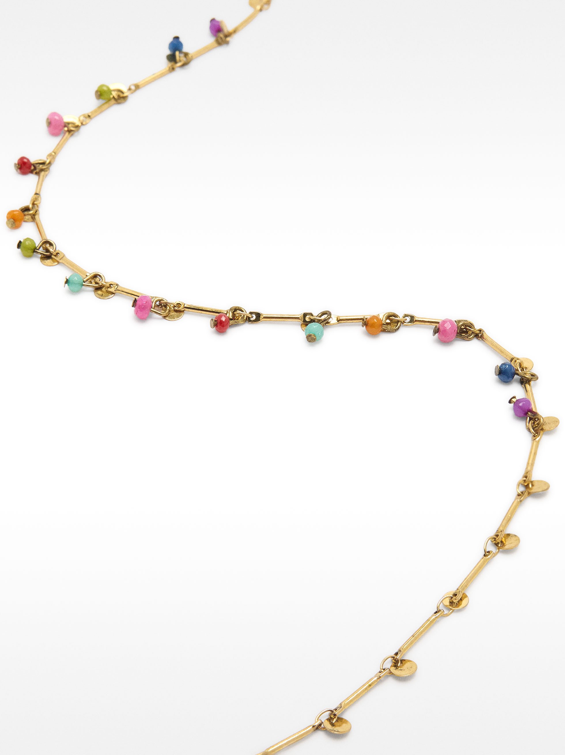 Collana con pietre multicolore image number 1.0