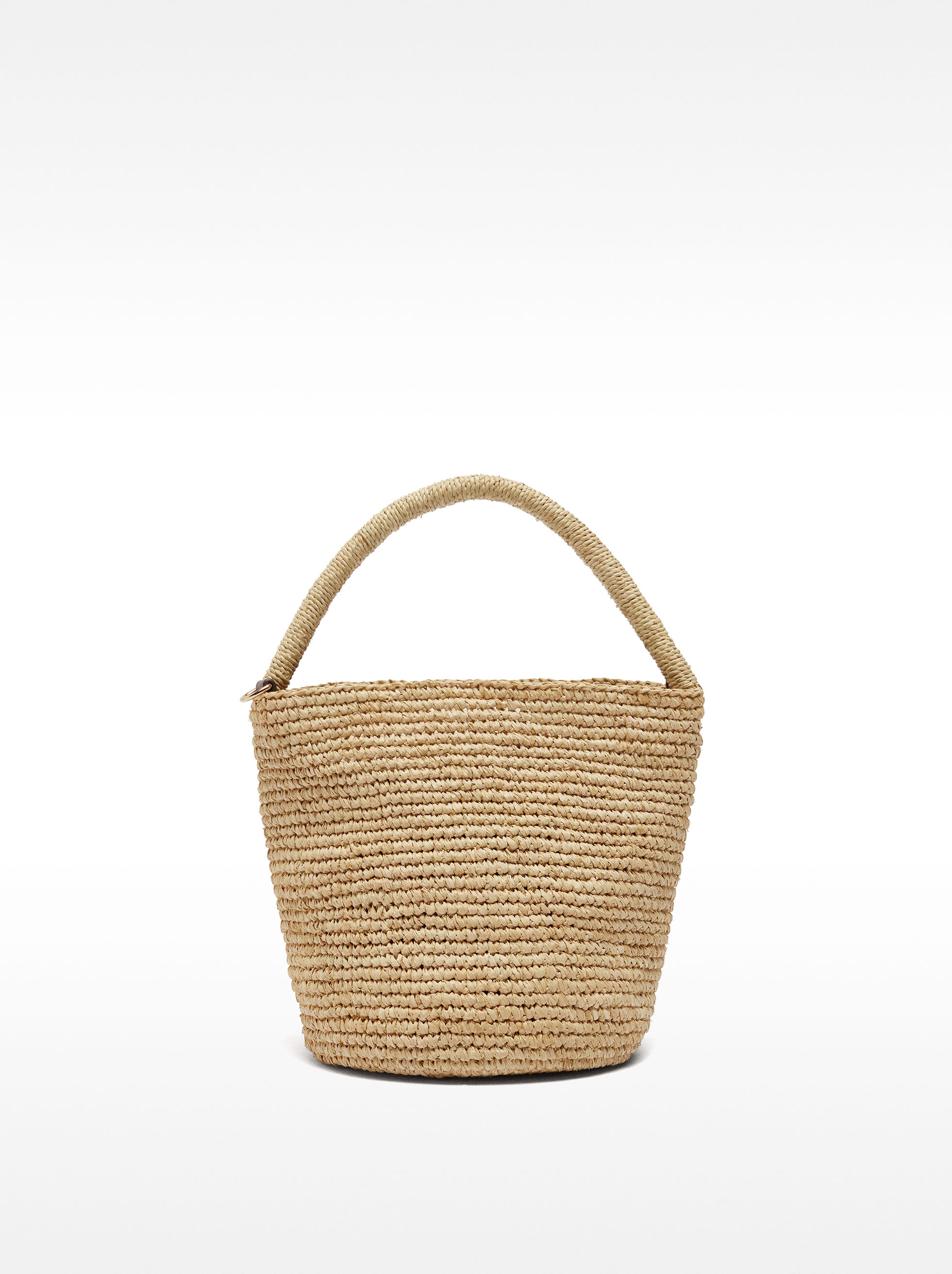 Straw bucket bag