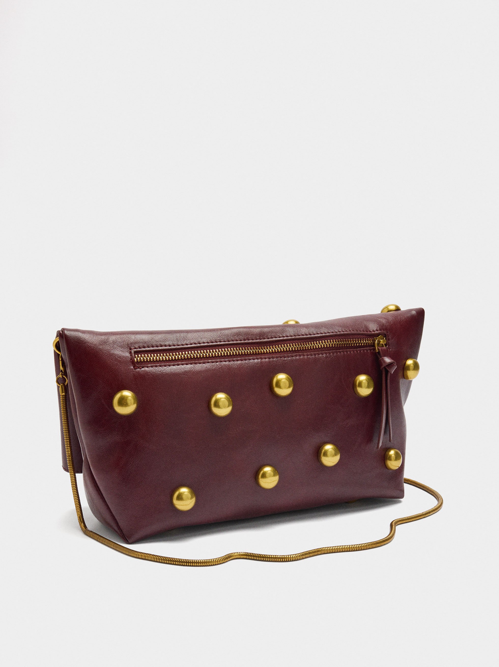 Handbag with spheres and flap image number 3.0