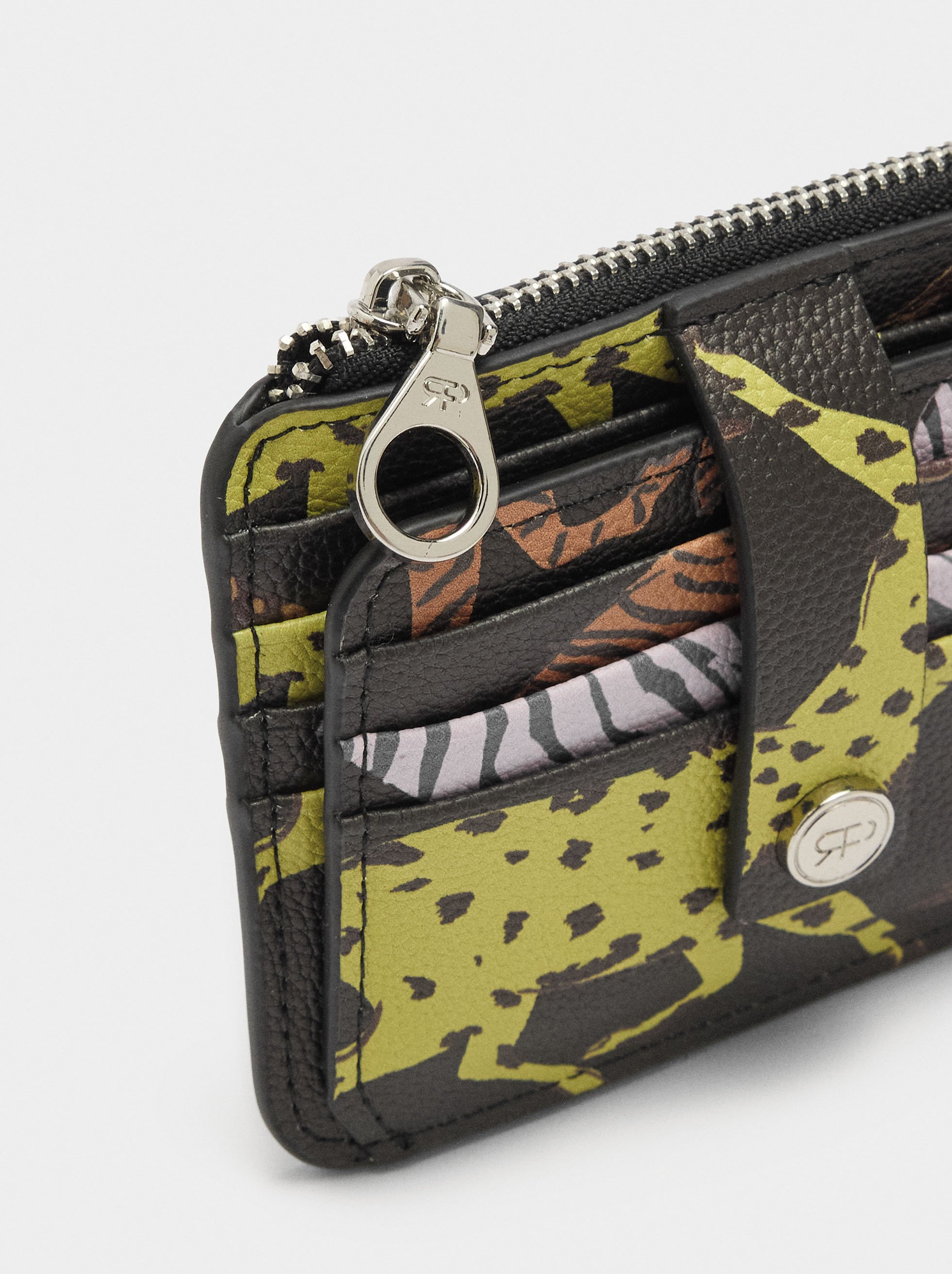 Card holder with printed texture image number 1.0