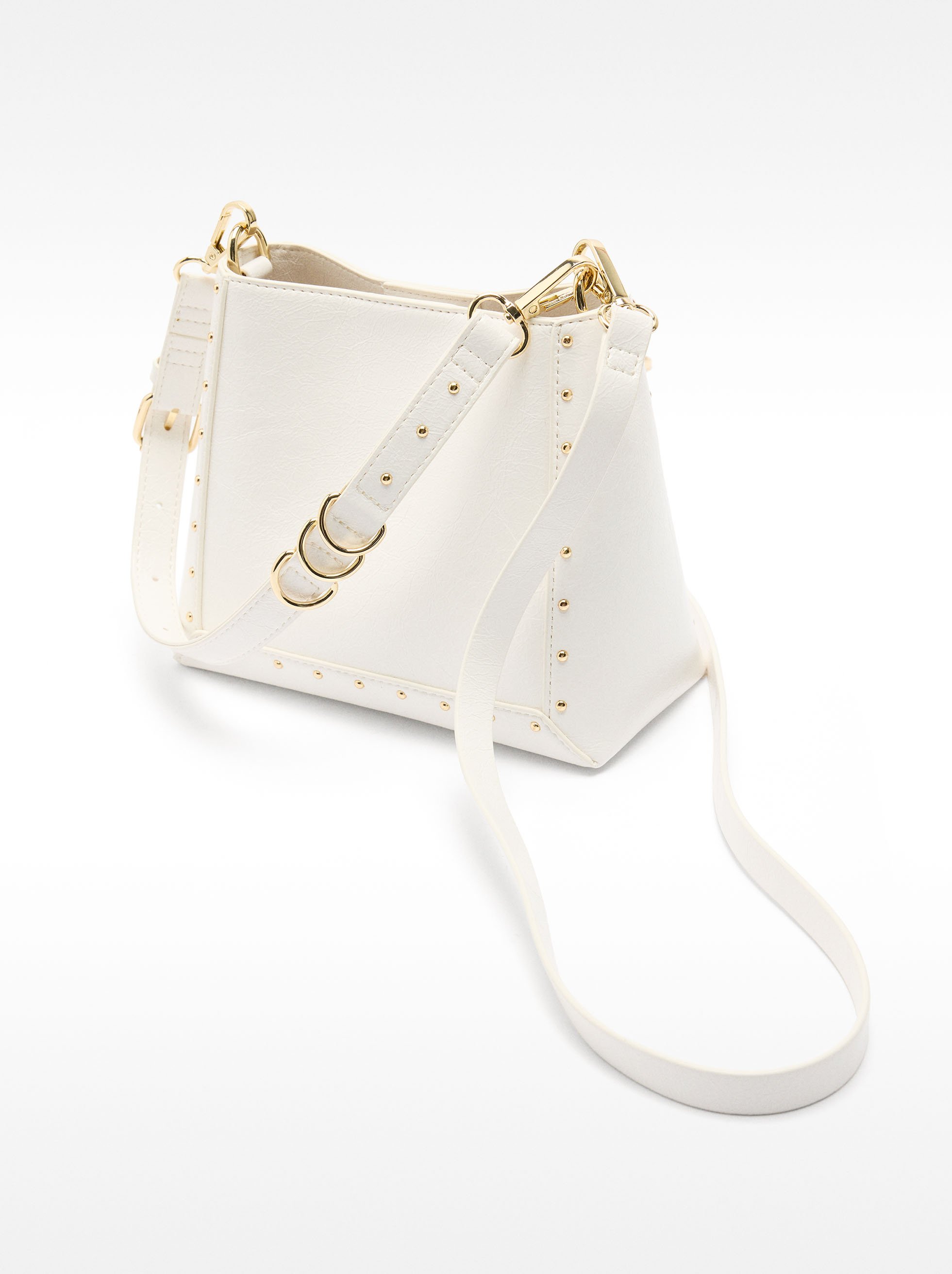 Tote bag with studs  image number 1.0