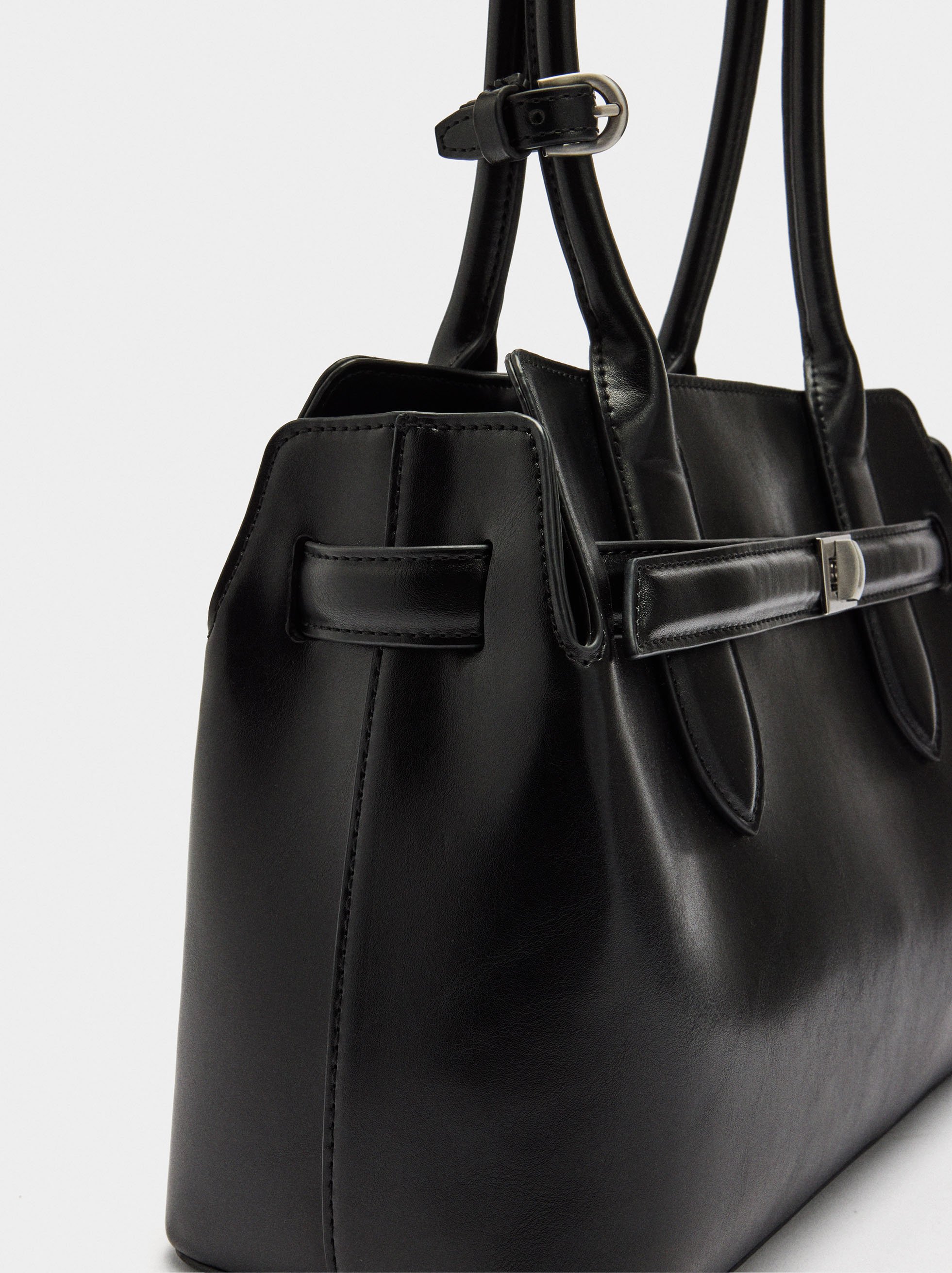 Tote-Tasche mit Gürtel image number 2.0