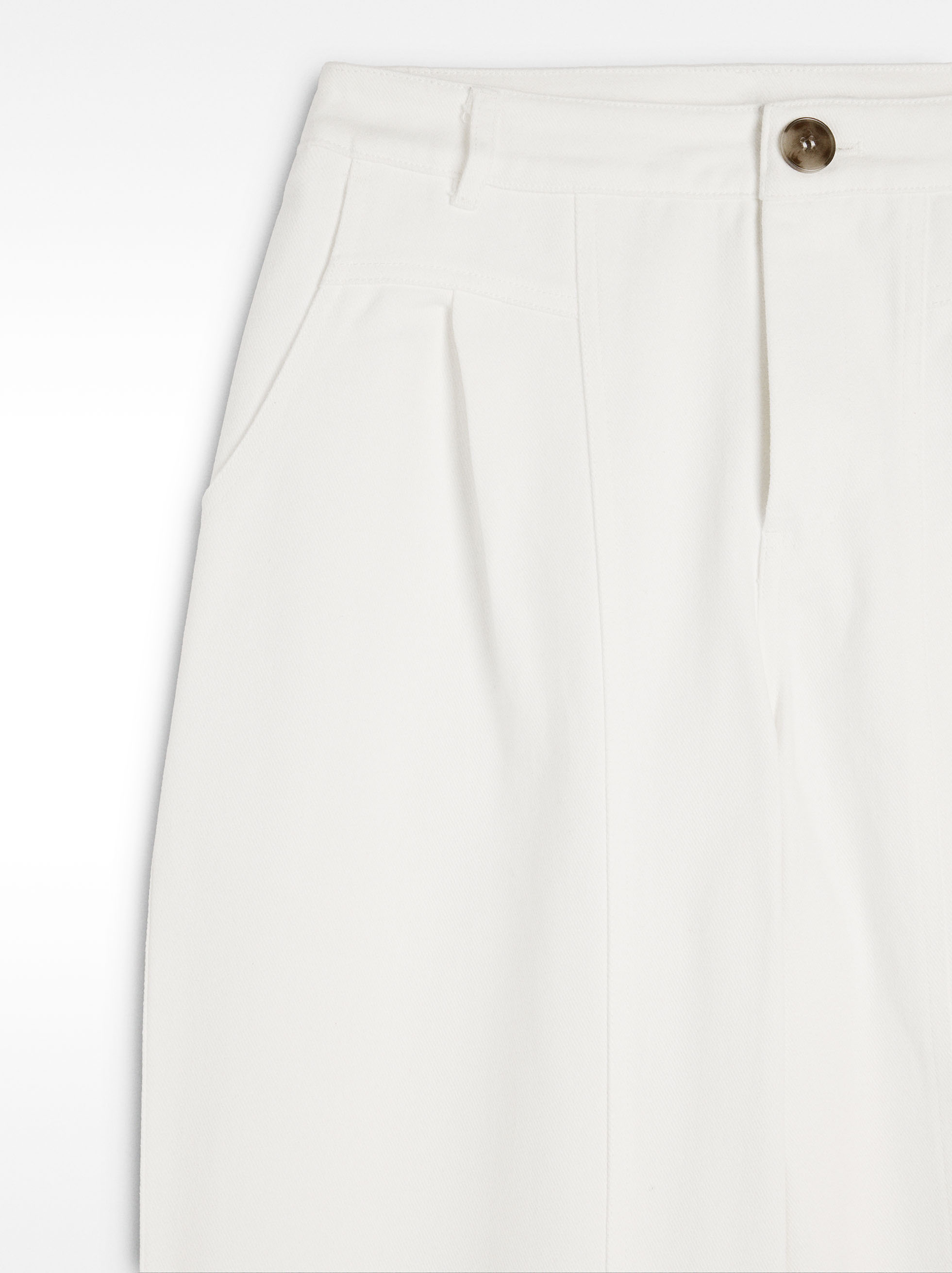 Pantaloni 100% cotone con pence image number 6.0