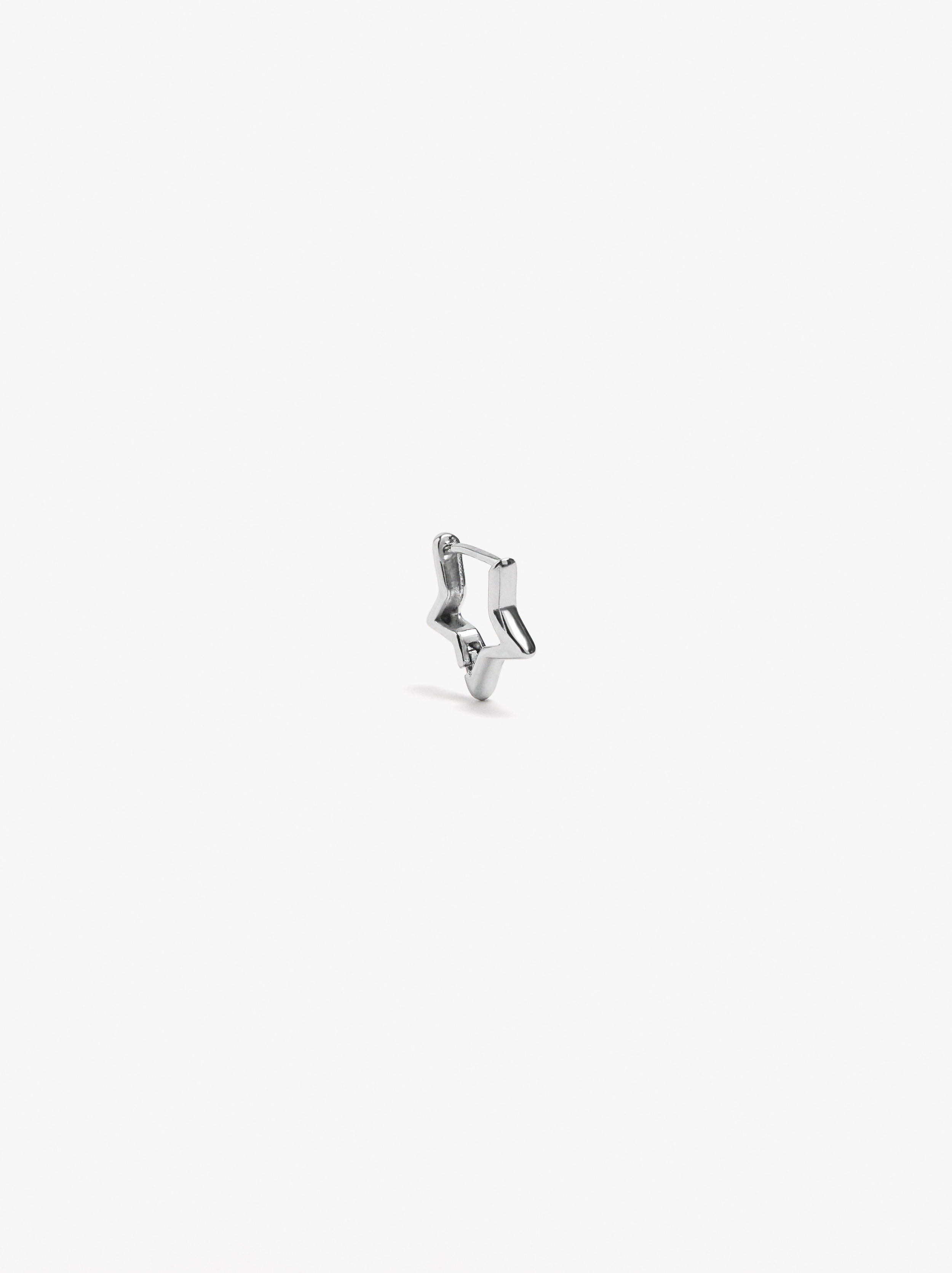 Piercing &eacute;toile - acier inoxydable image number 0.0