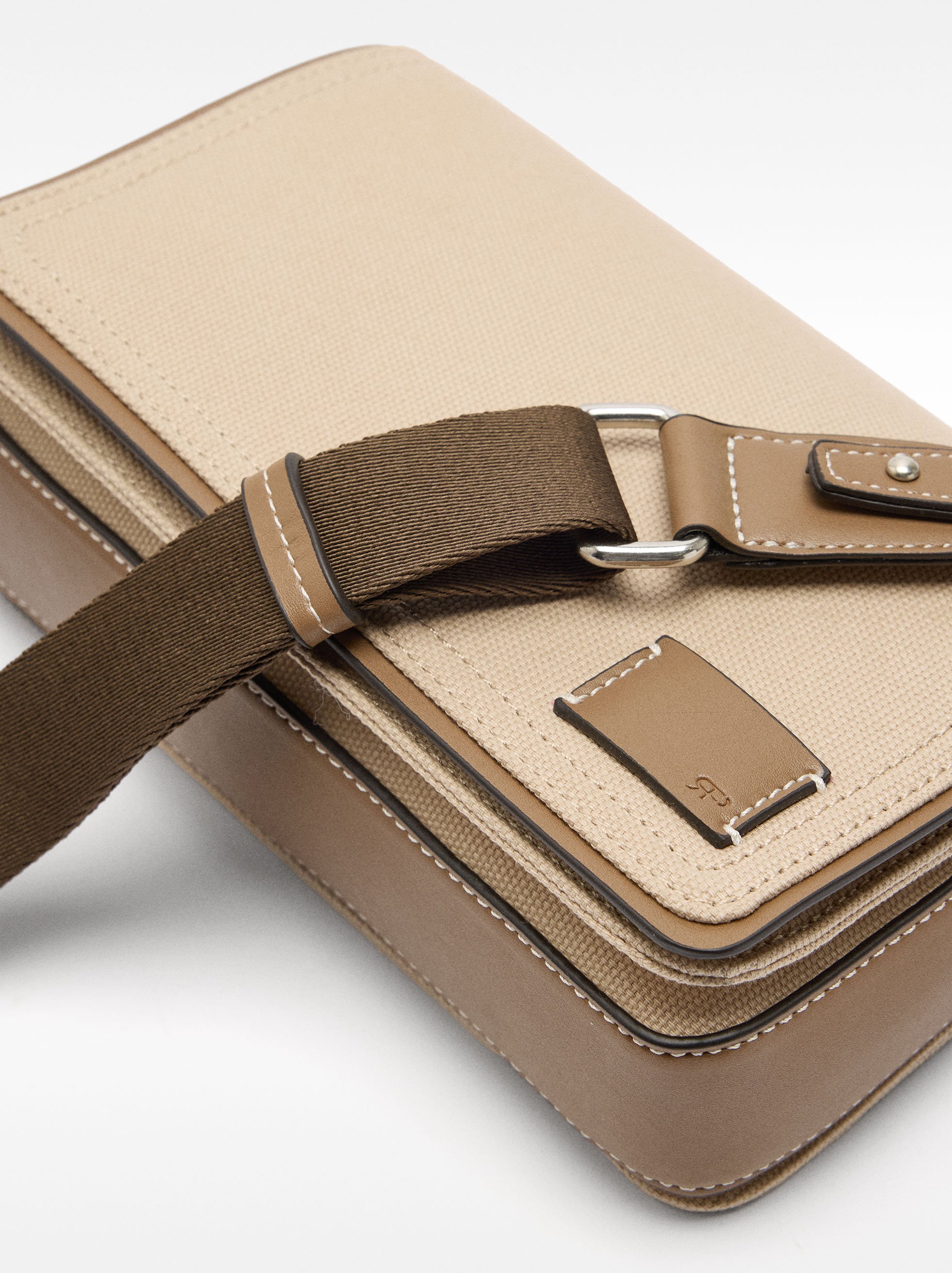 Canvas crossbody bag image number 1.0