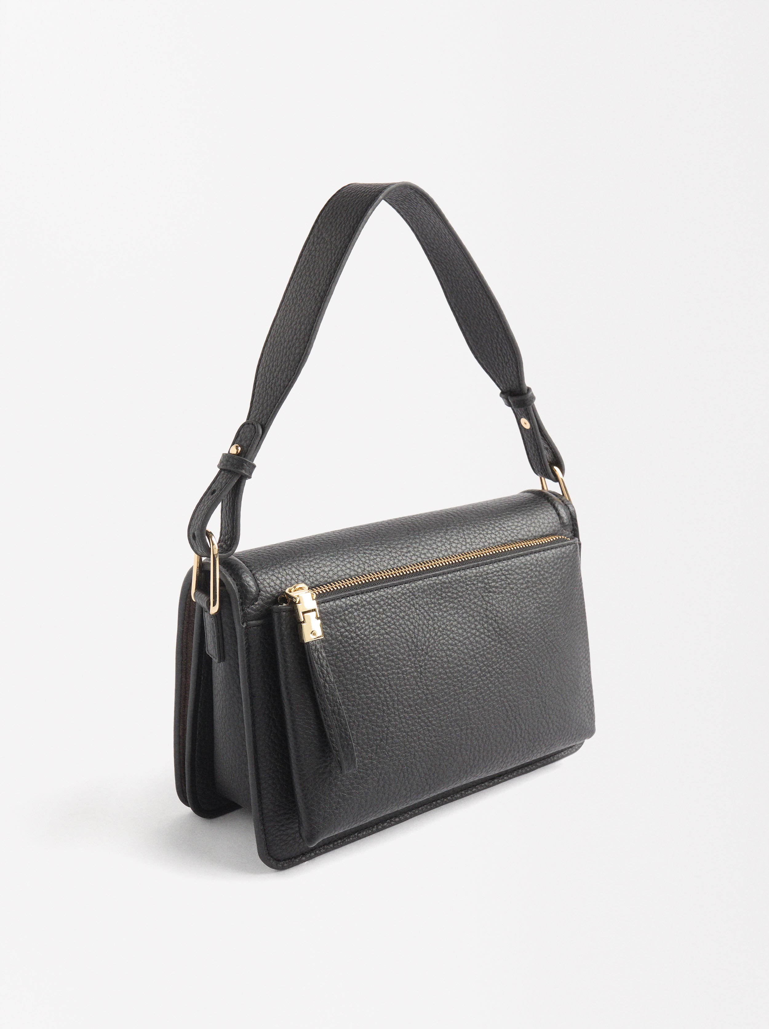 Shoulder bag with flap closure image number 3.0