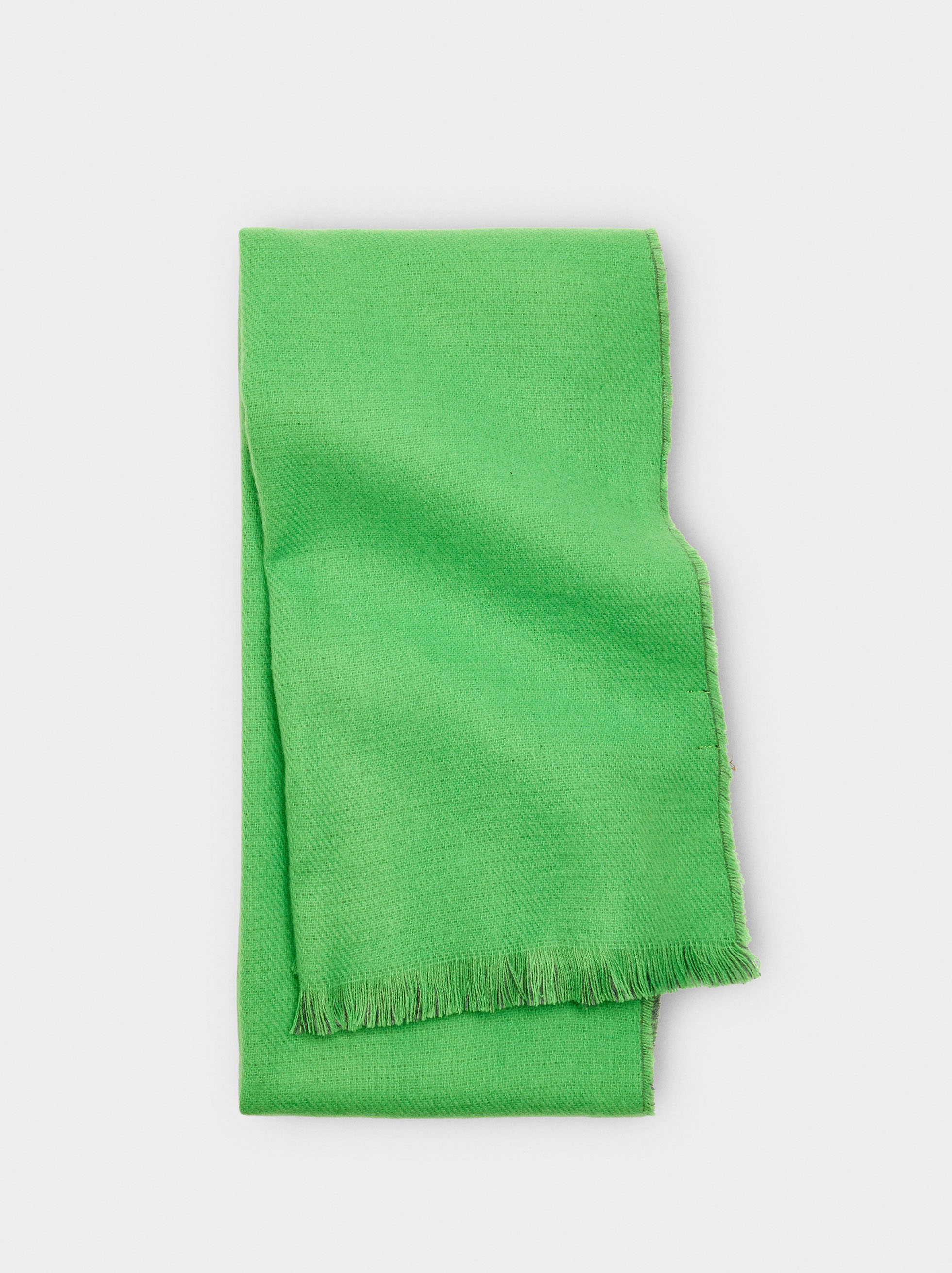 Écharpe réversible avec franges image number 0.0