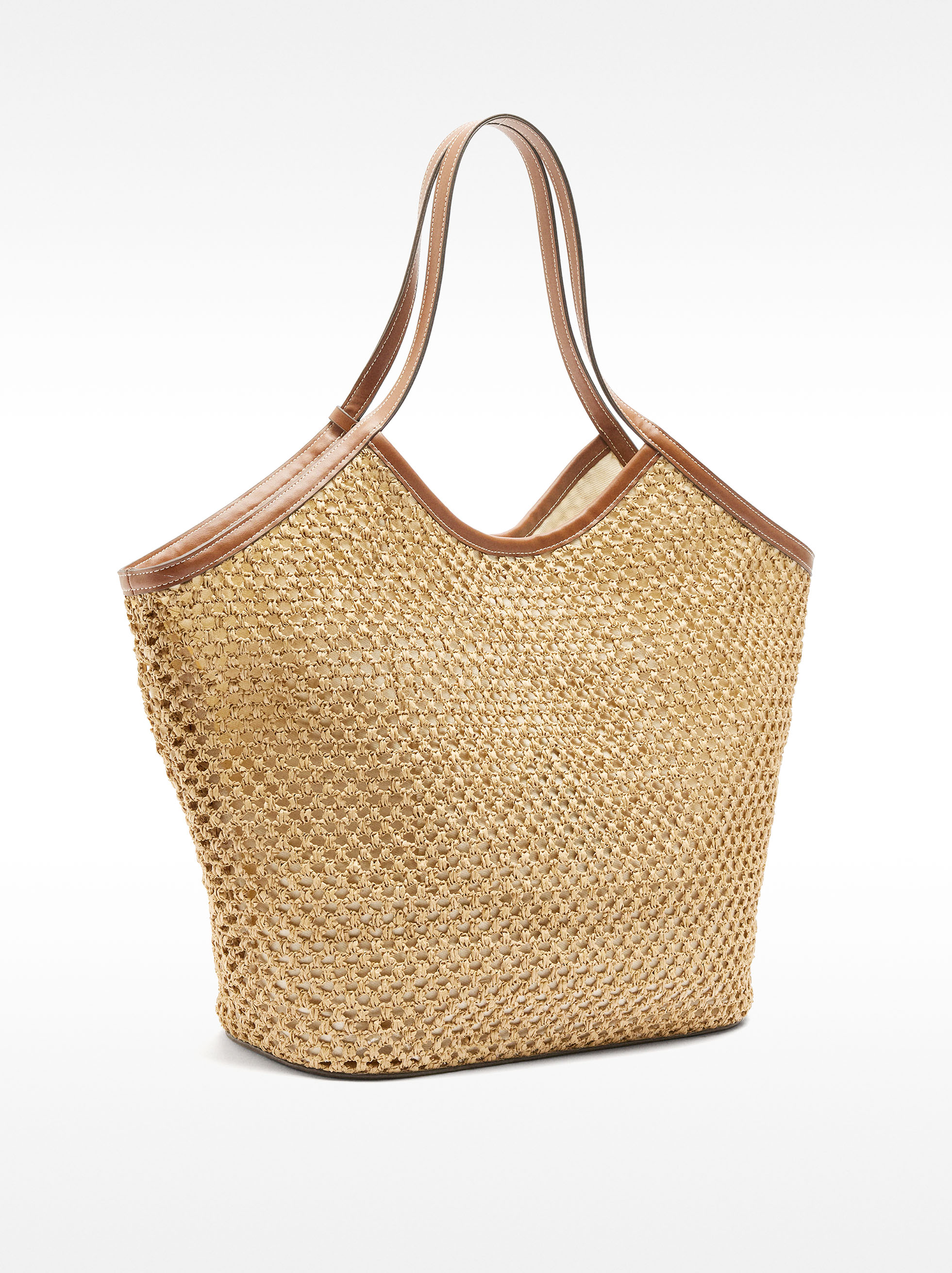 Shopper-Tasche im Stroh-Effekt image number 4.0