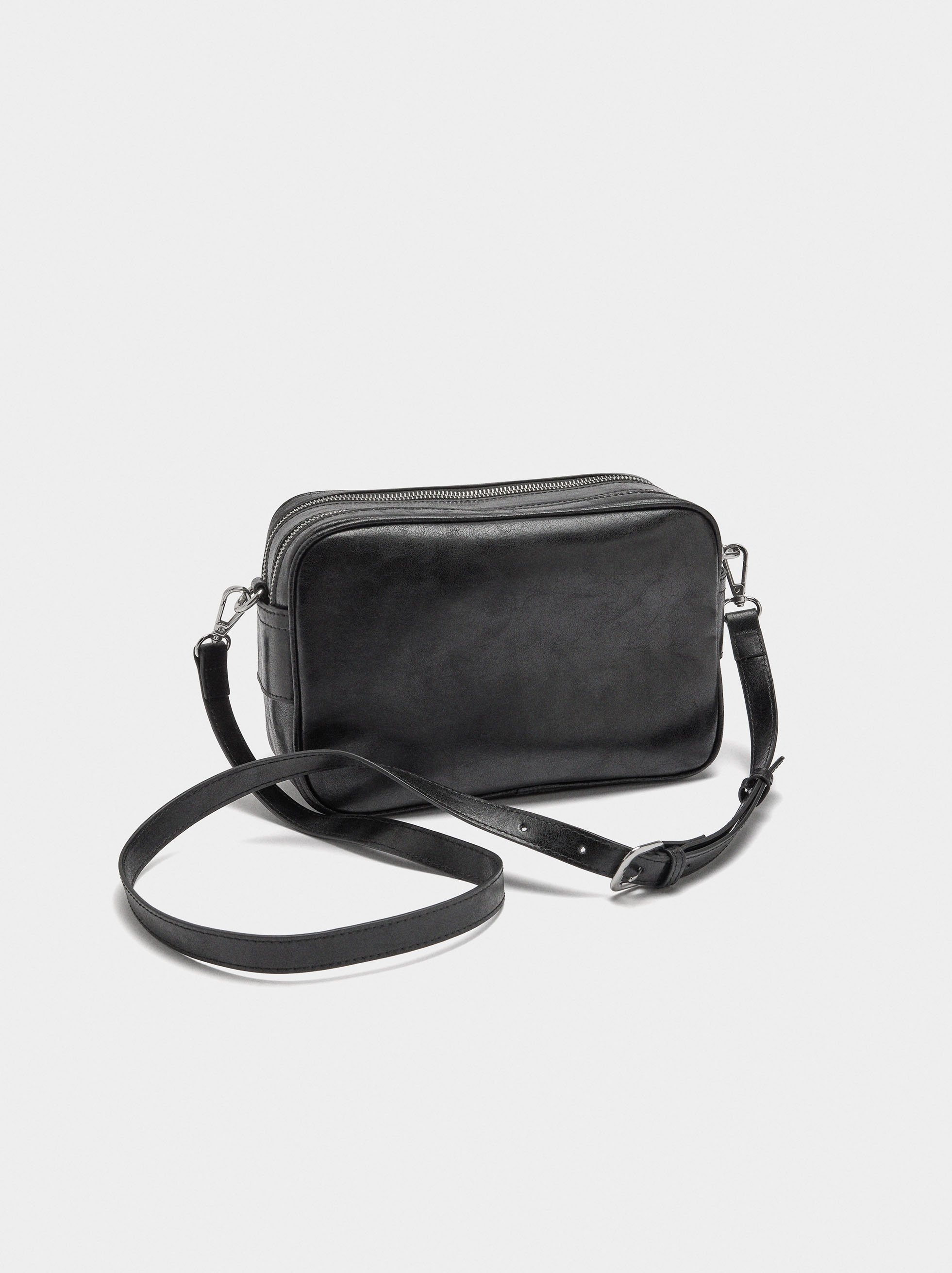 Crossbody bag with aged effect image number 3.0