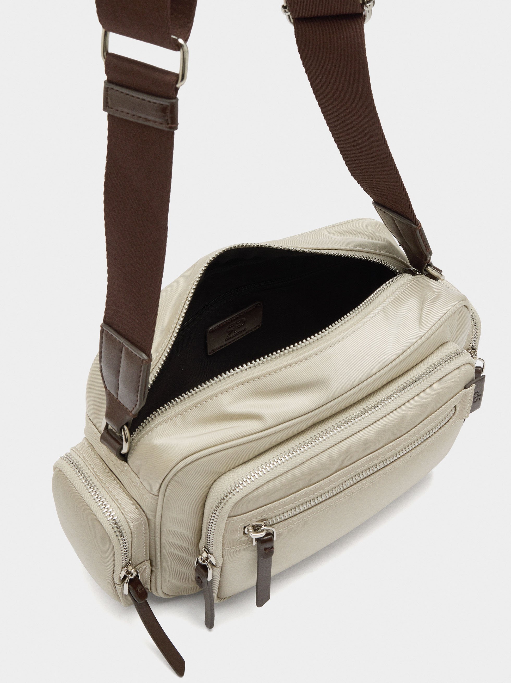 Nylon crossbody bag image number 4.0