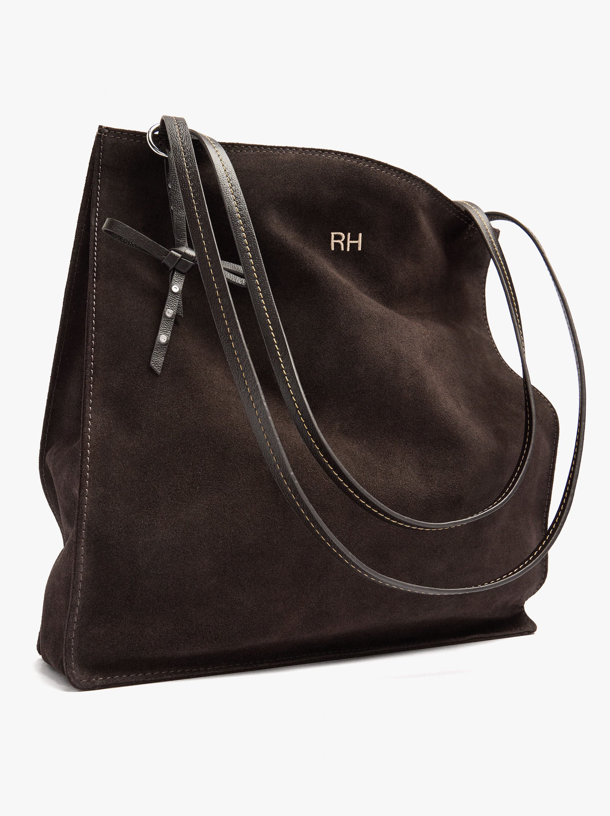 Sac shopper rectangulaire en cuir image number 0.0