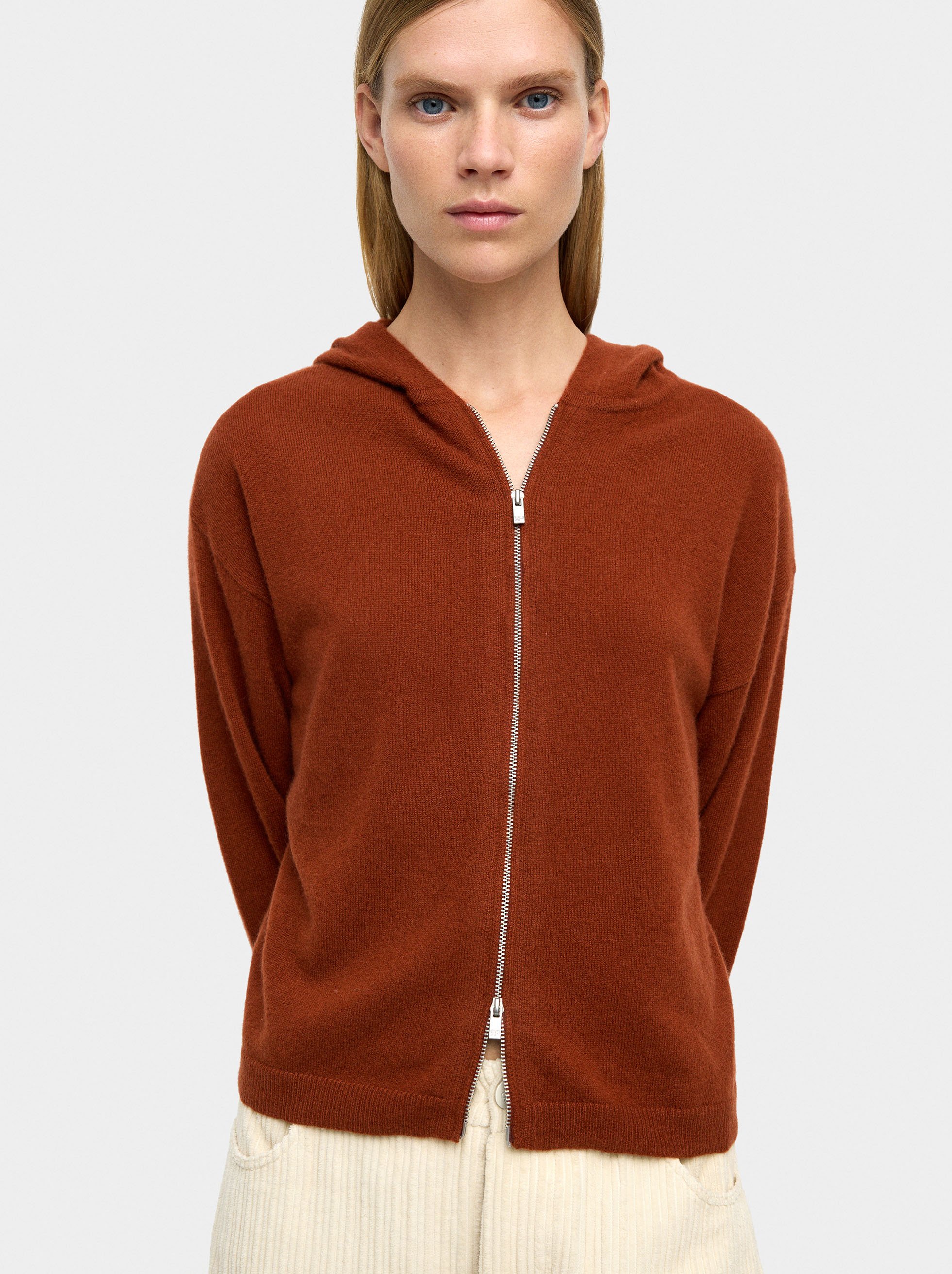 Cardigan with 100% cashmere image number 2.0