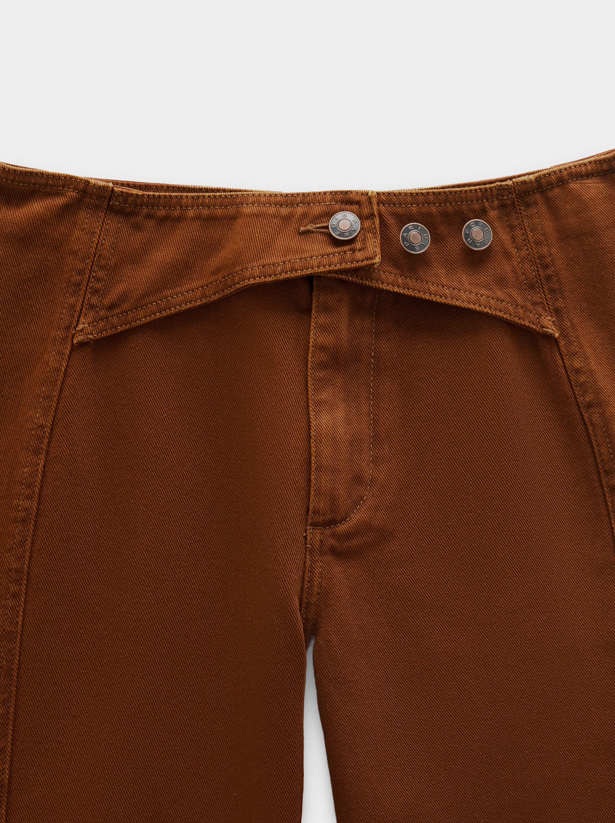 100% cotton denim trousers image number 6.0