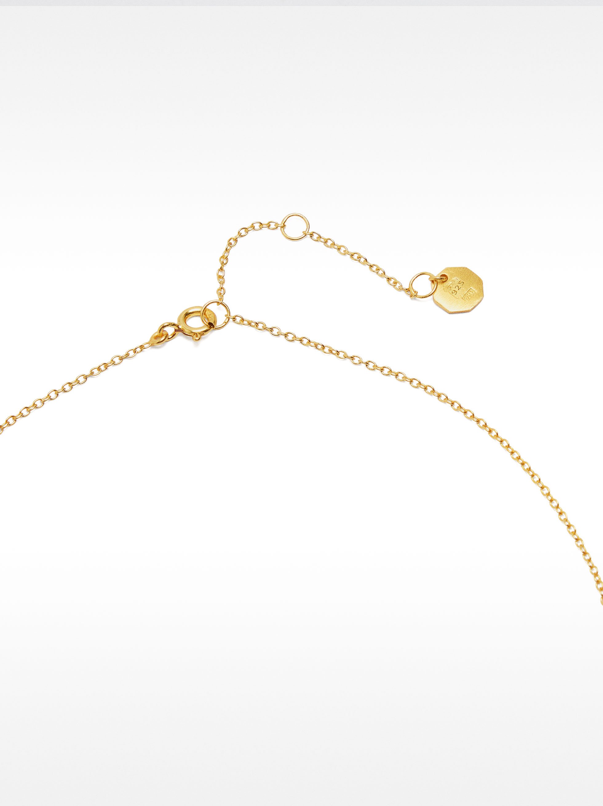 Pendant necklace with freshwater pearl - 925 sterling silver image number 2.0
