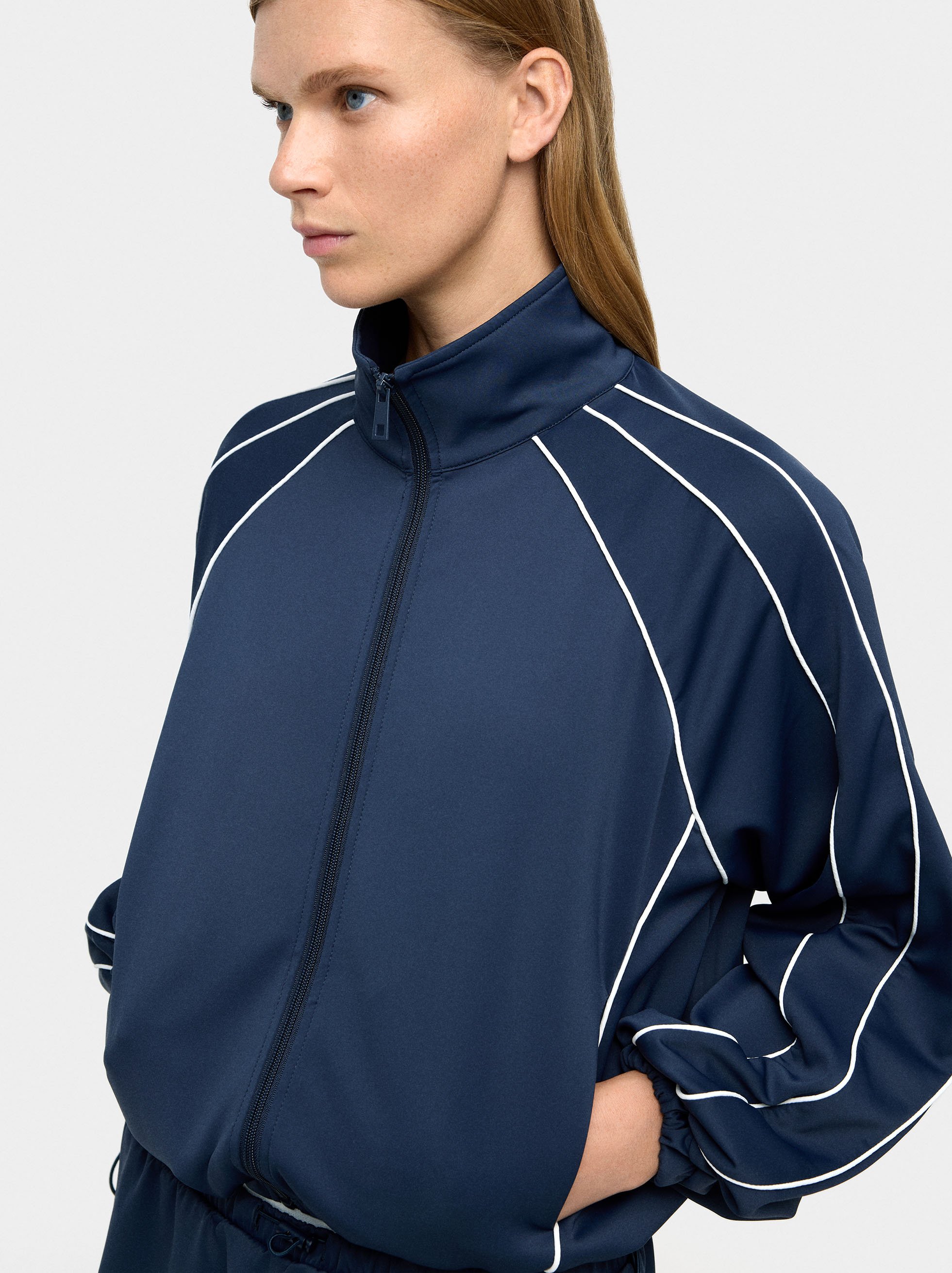 Padel-Jacke mit Kontrast-Details image number 1.0