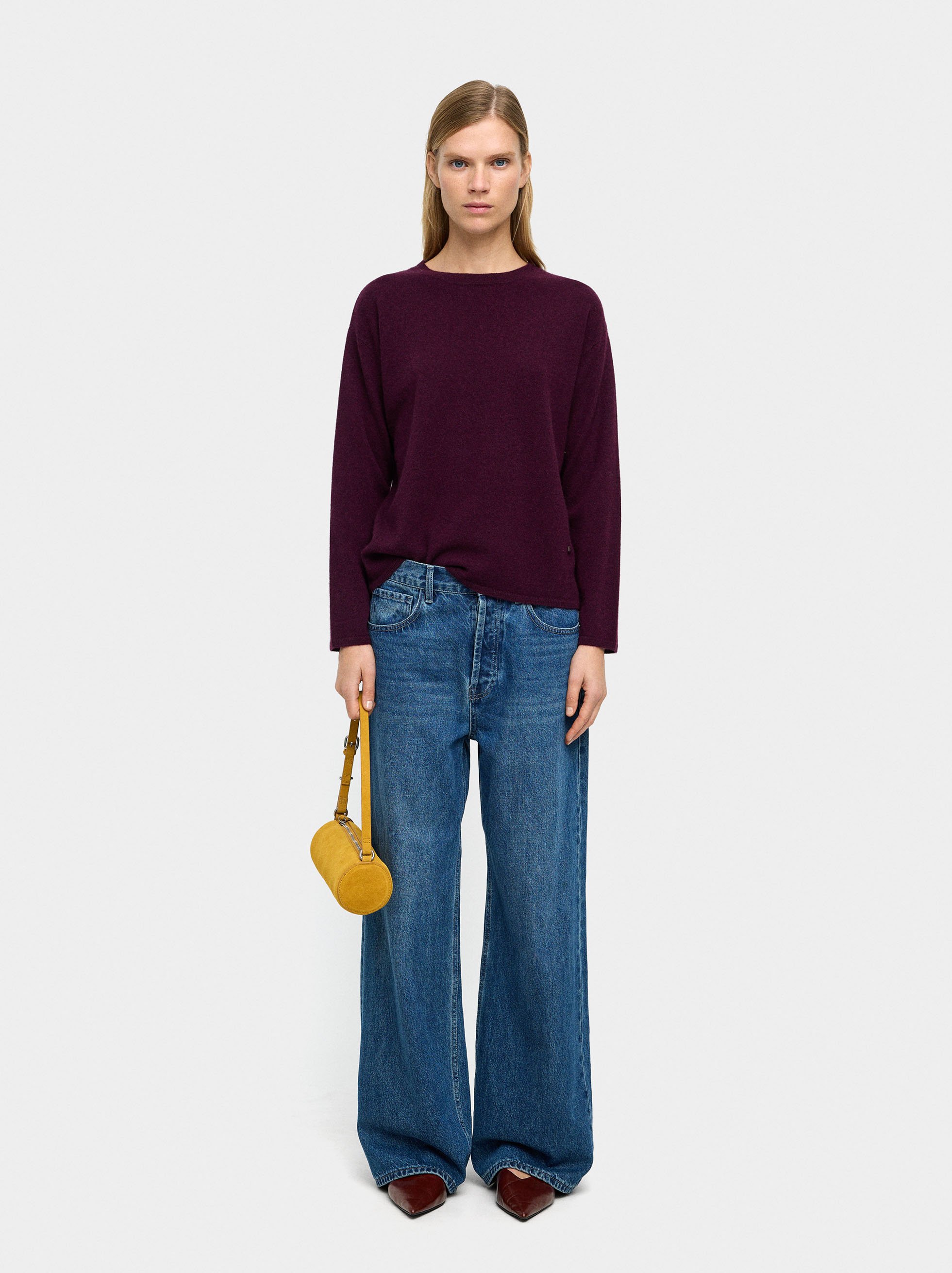 100% cashmere sweater image number 0.0