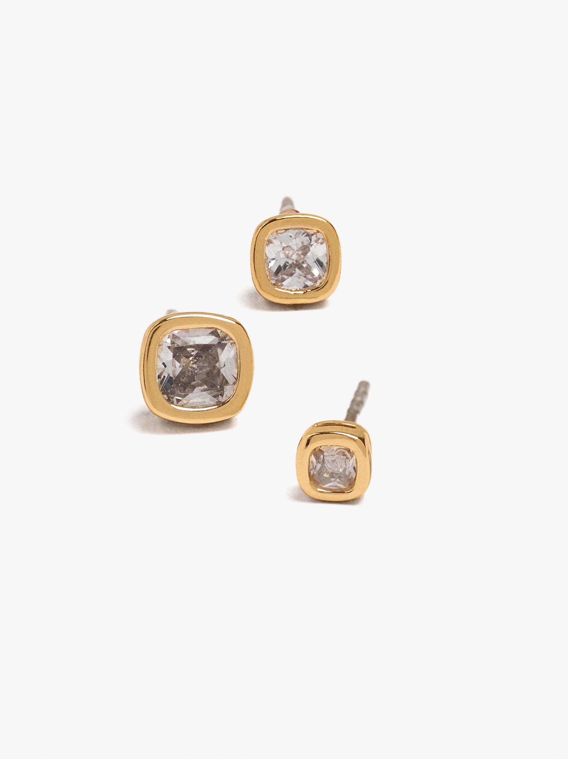 Set de pendientes con circonitas image number 1.0