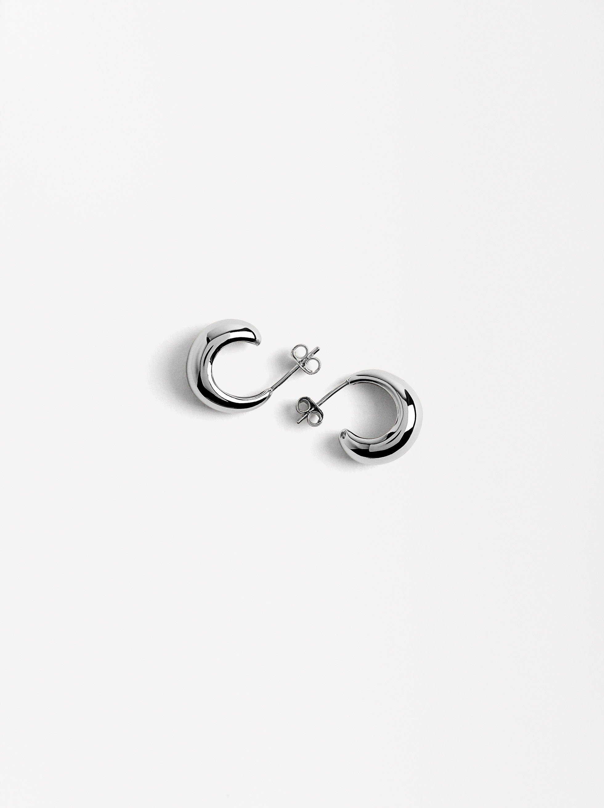 Oval earrings - 925 sterling silver image number 3.0