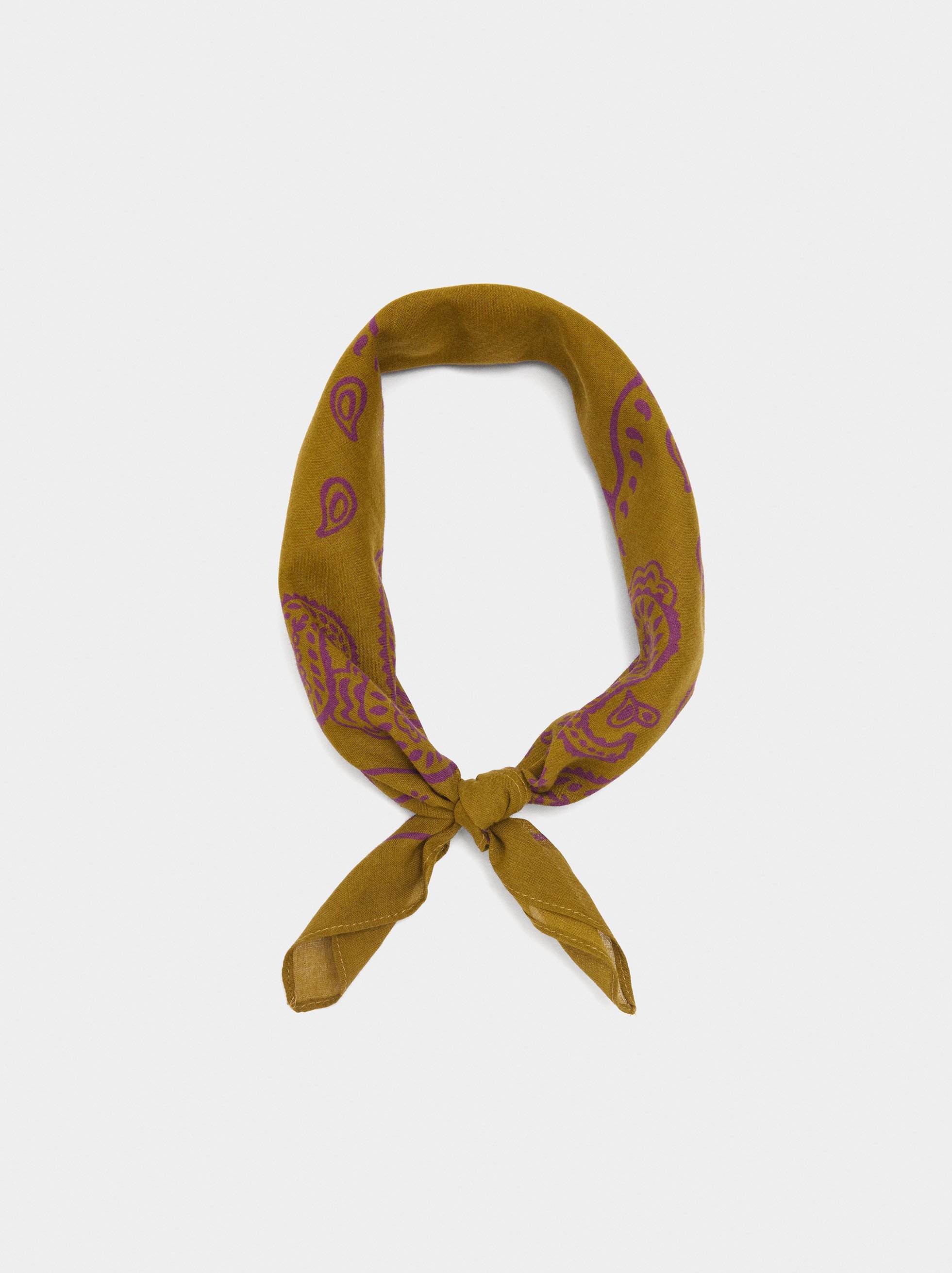 Square scarf 100% cotton image number 2.0