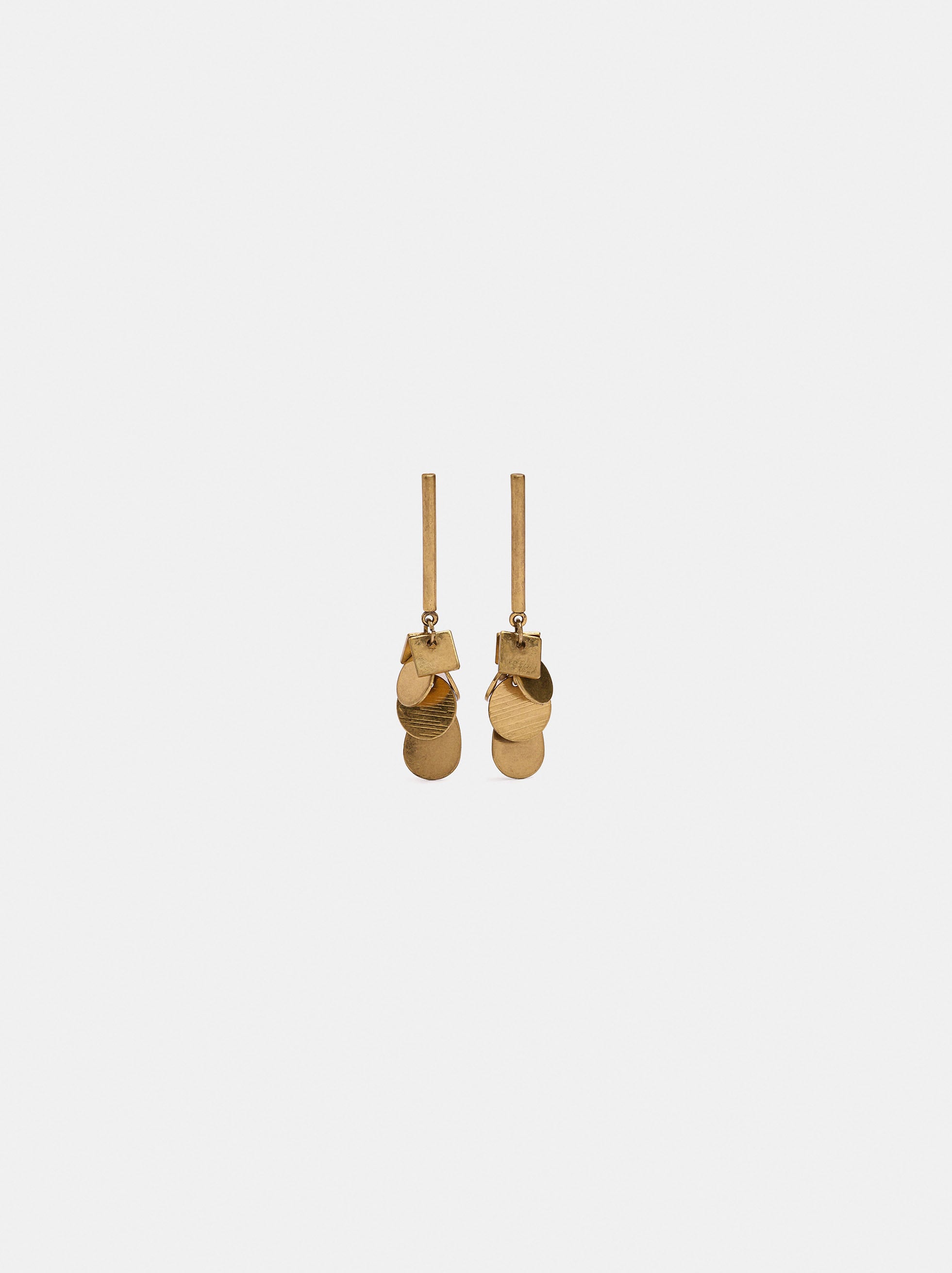 Bar earrings with pendants image number 0.0